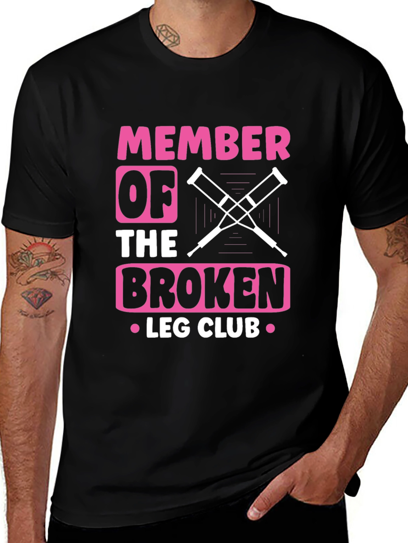Broken Leg Club T-Shirt - Get Well Gift!
