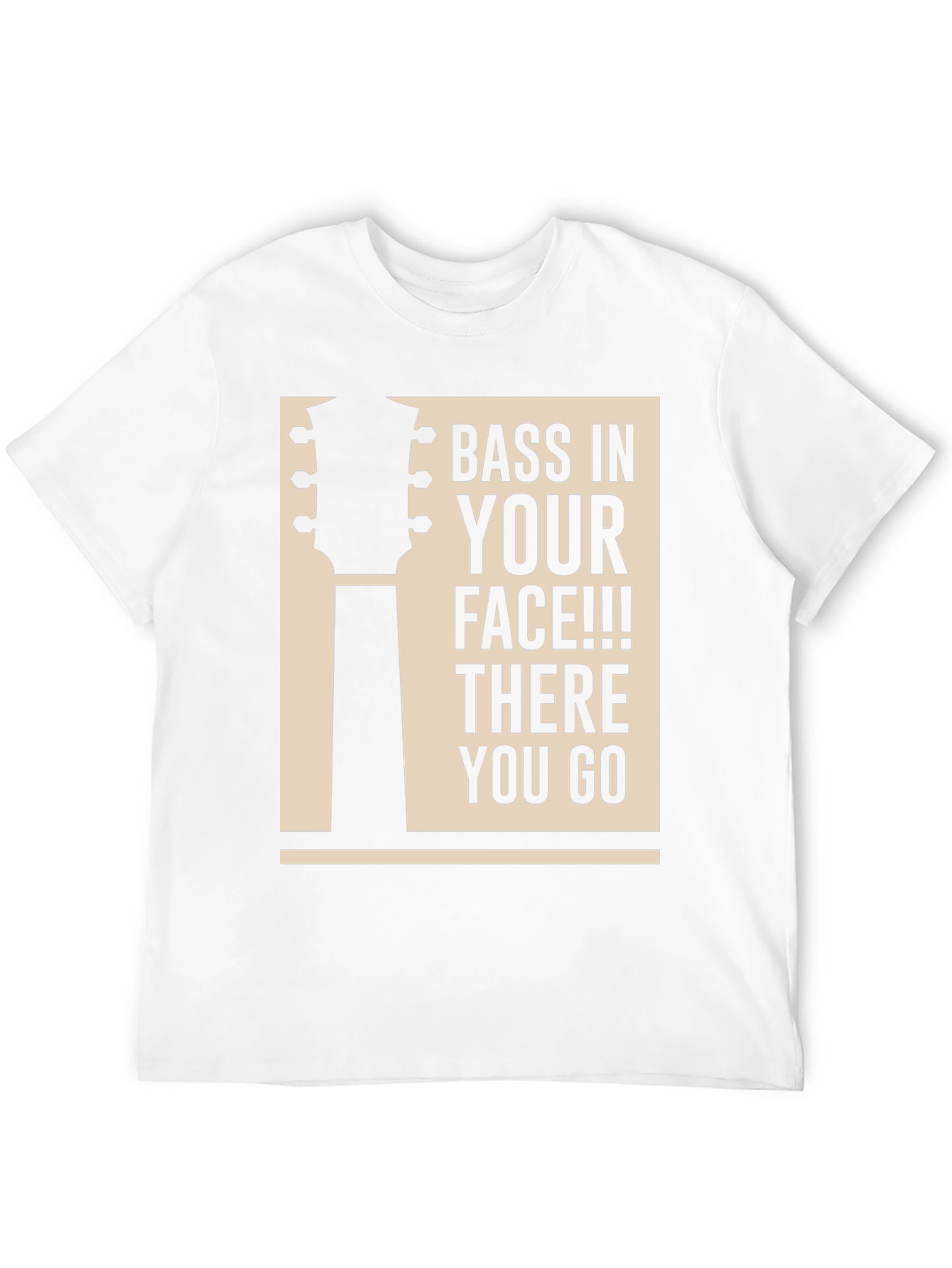 Bass In Your Face T-Shirt - Black