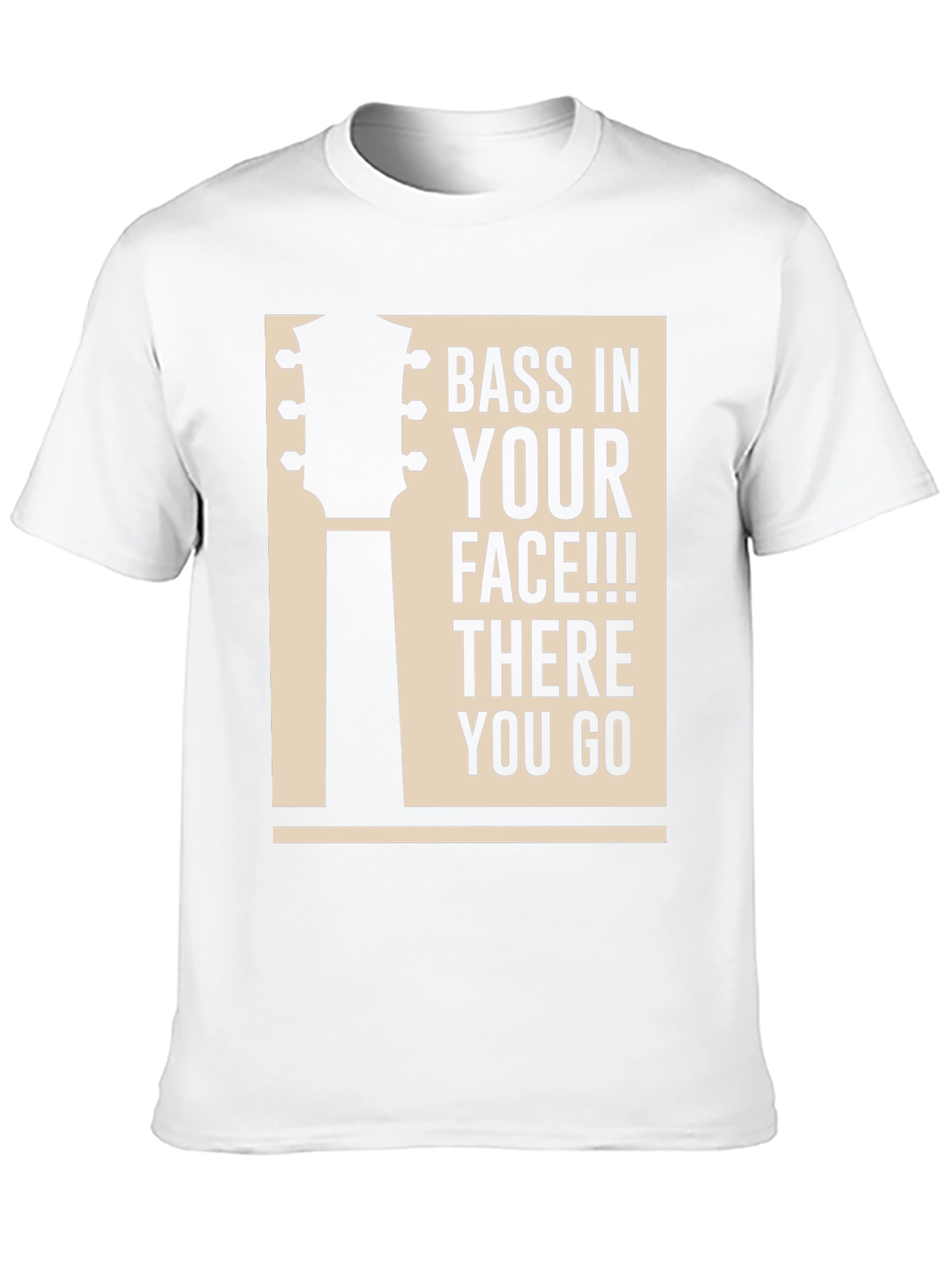 Bass In Your Face T-Shirt - Black