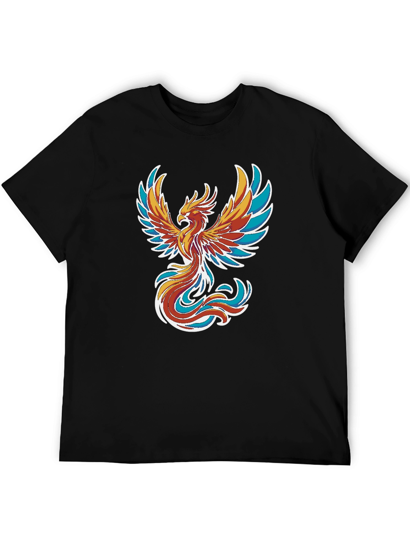 Phoenix Graphic Black T-Shirt