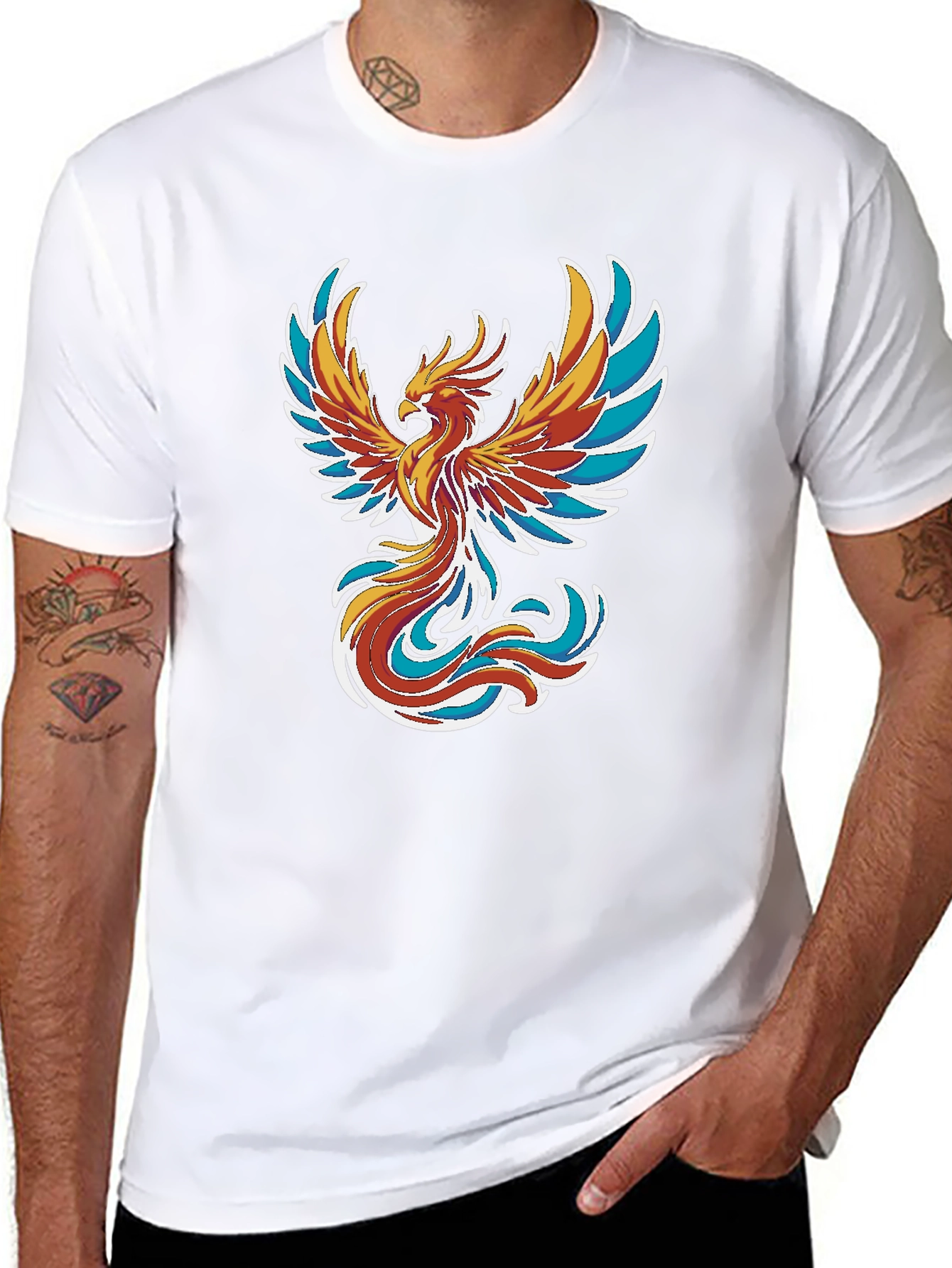 Phoenix Graphic Black T-Shirt