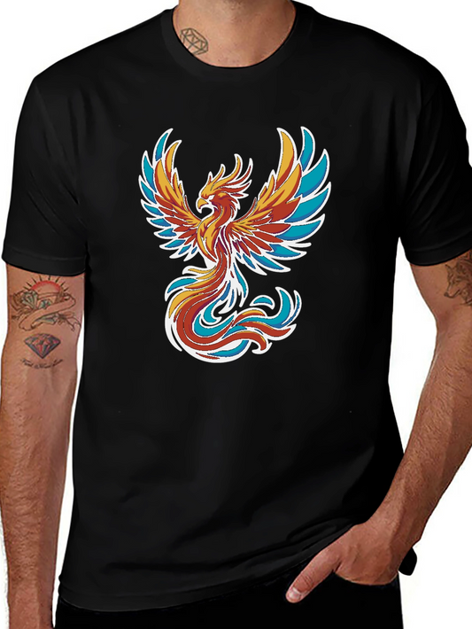 Phoenix Graphic Black T-Shirt