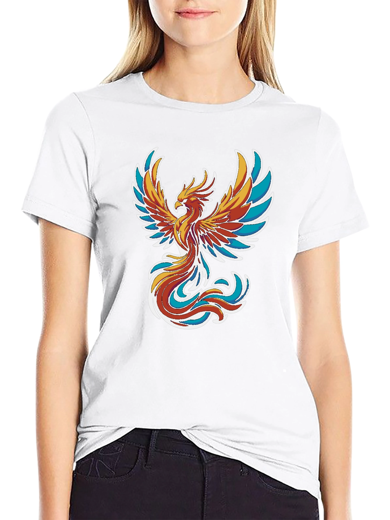 Phoenix Graphic Black T-Shirt