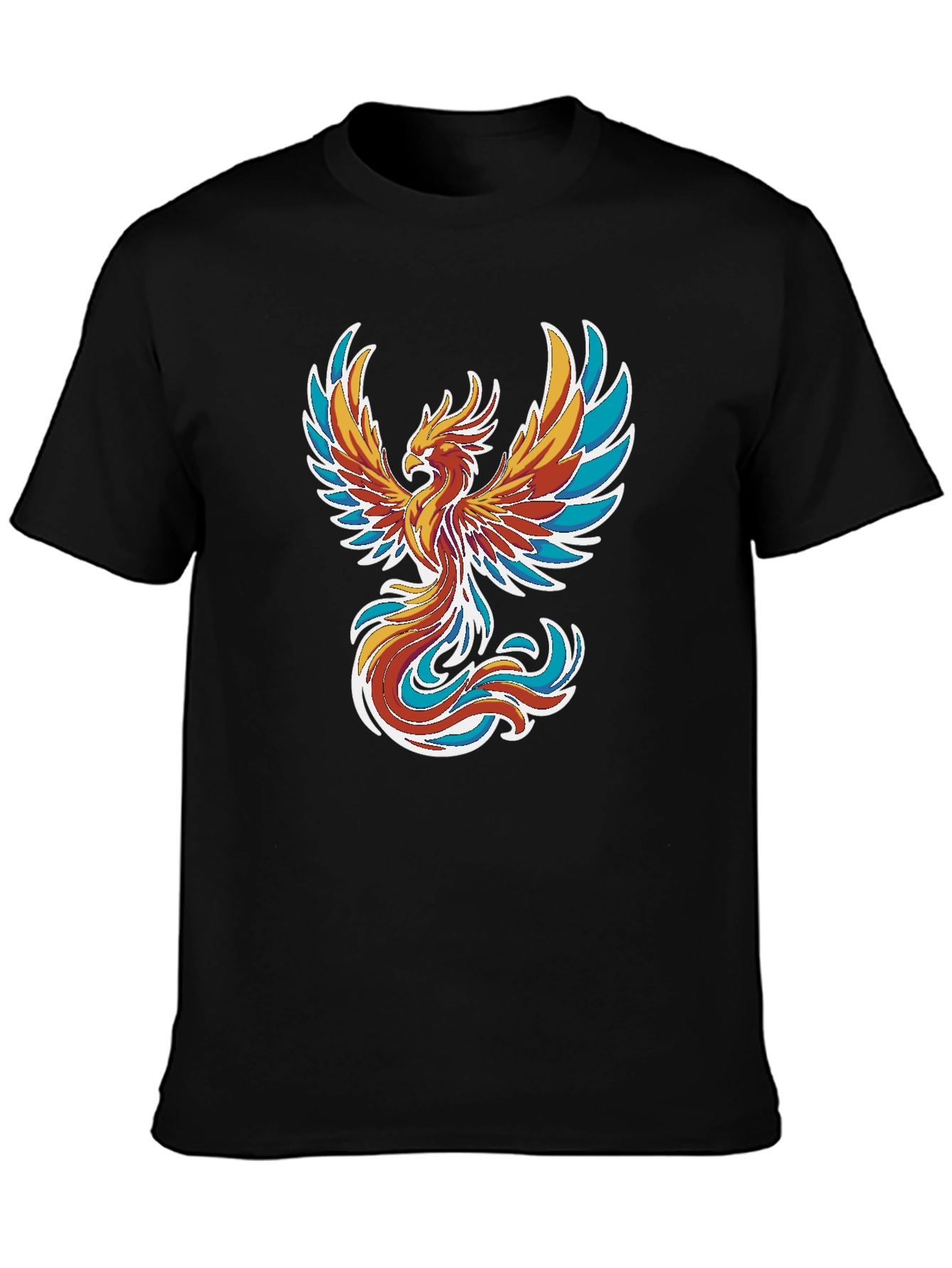 Phoenix Graphic Black T-Shirt