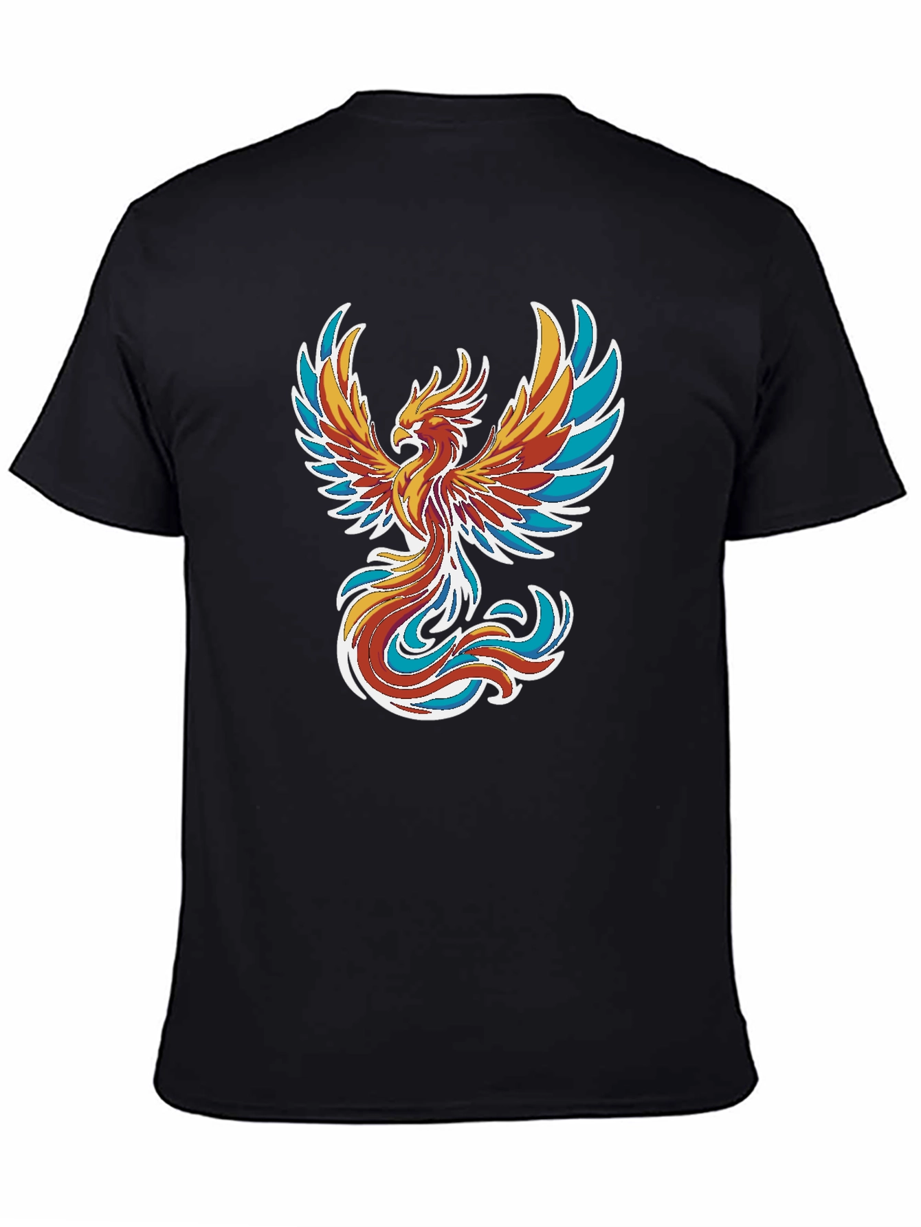 Phoenix Graphic Black T-Shirt