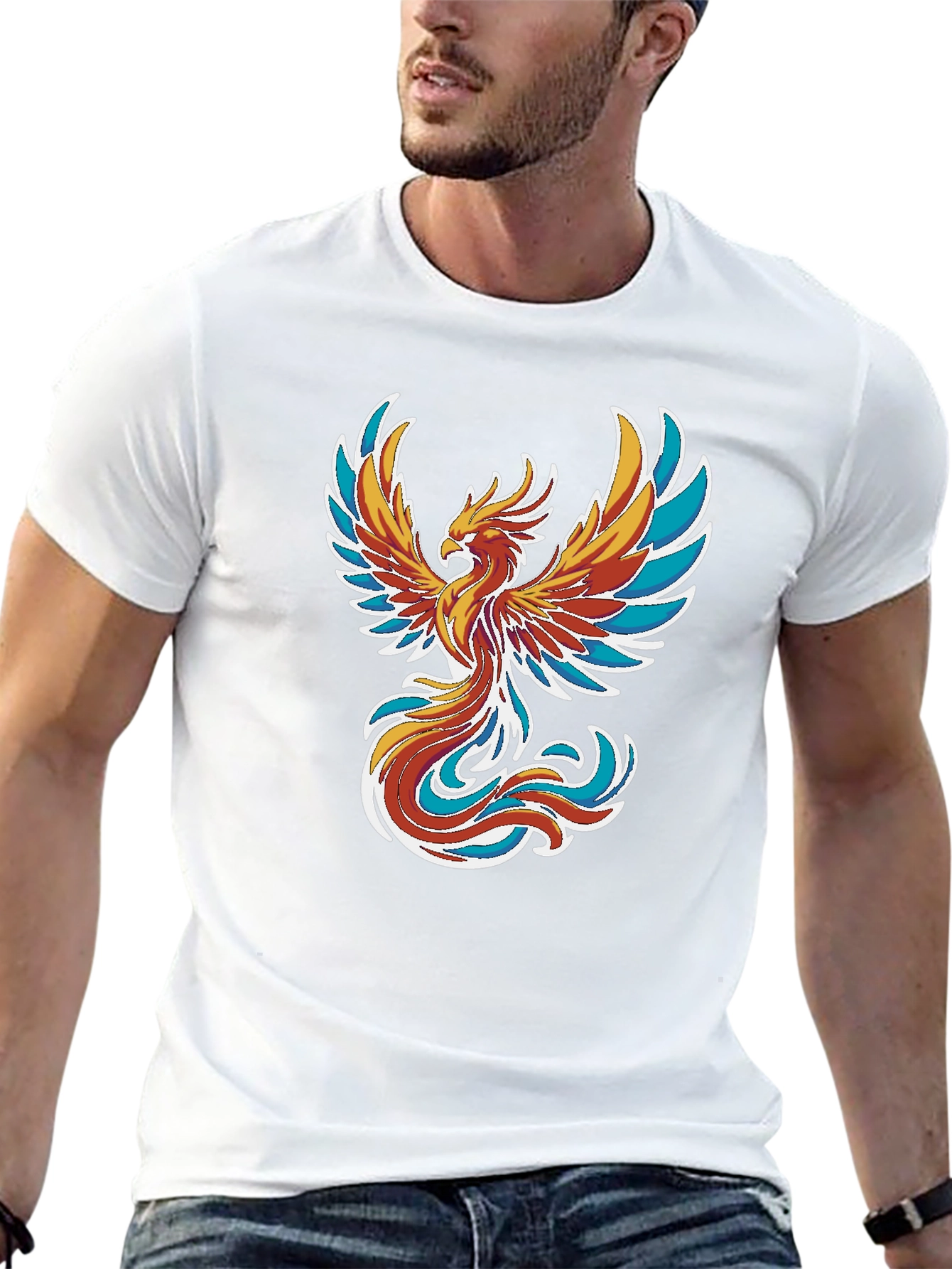 Phoenix Graphic Black T-Shirt