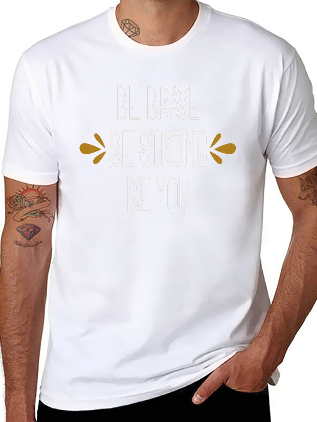 Be Brave Be Strong Be You Graphic Tee