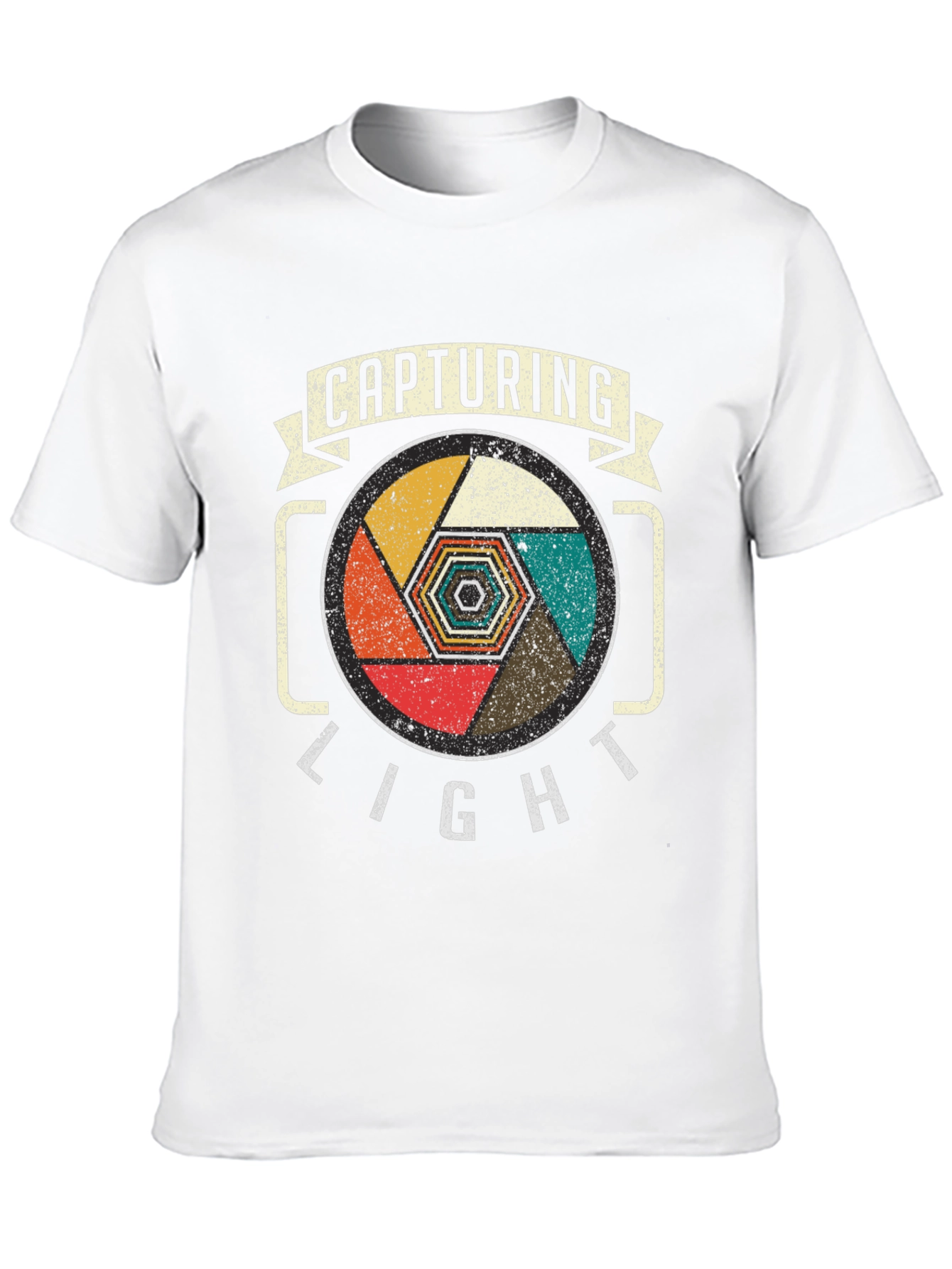Capturing Light Camera Lens Graphic Tee - Black