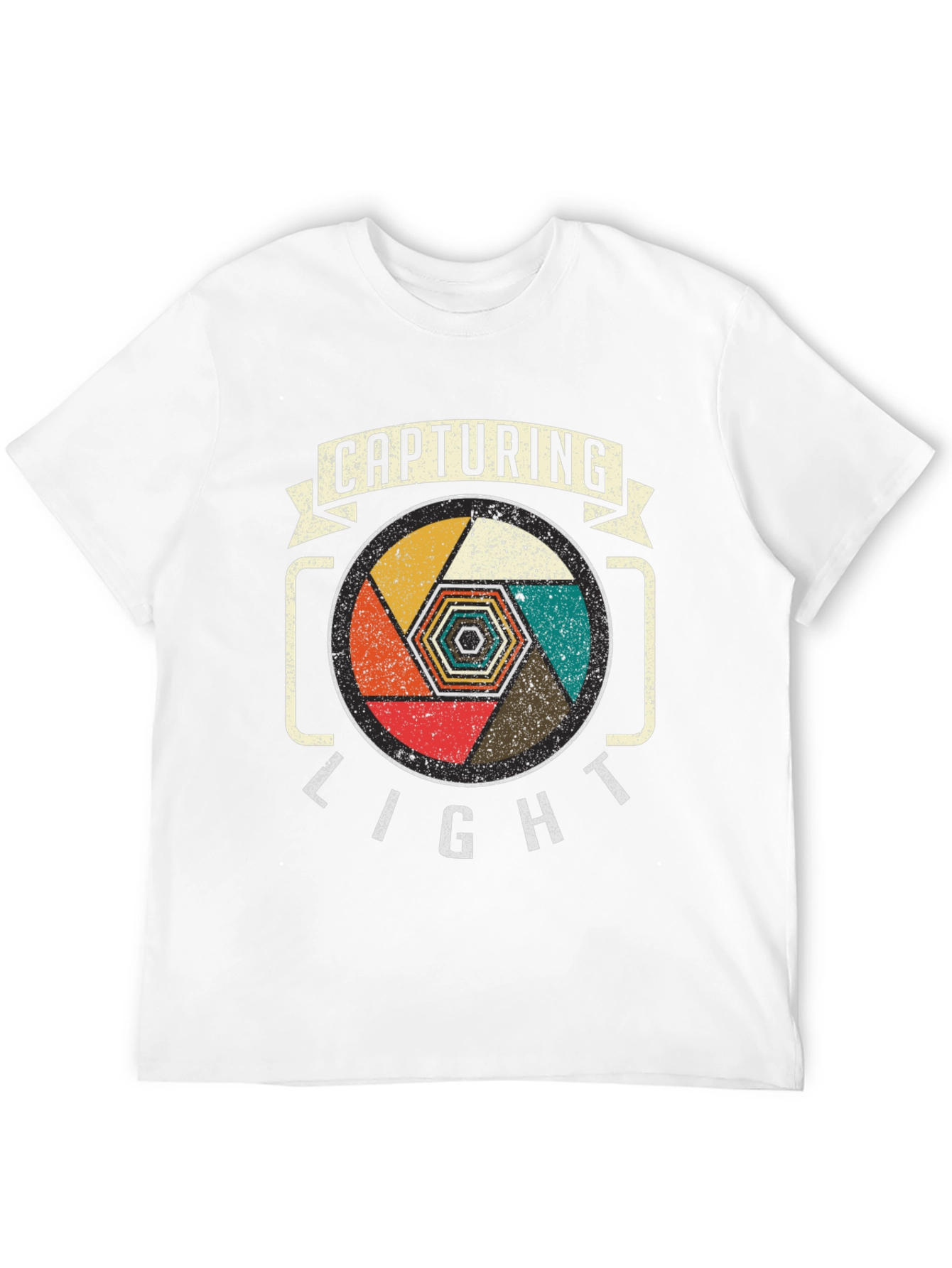 Capturing Light Camera Lens Graphic Tee - Black