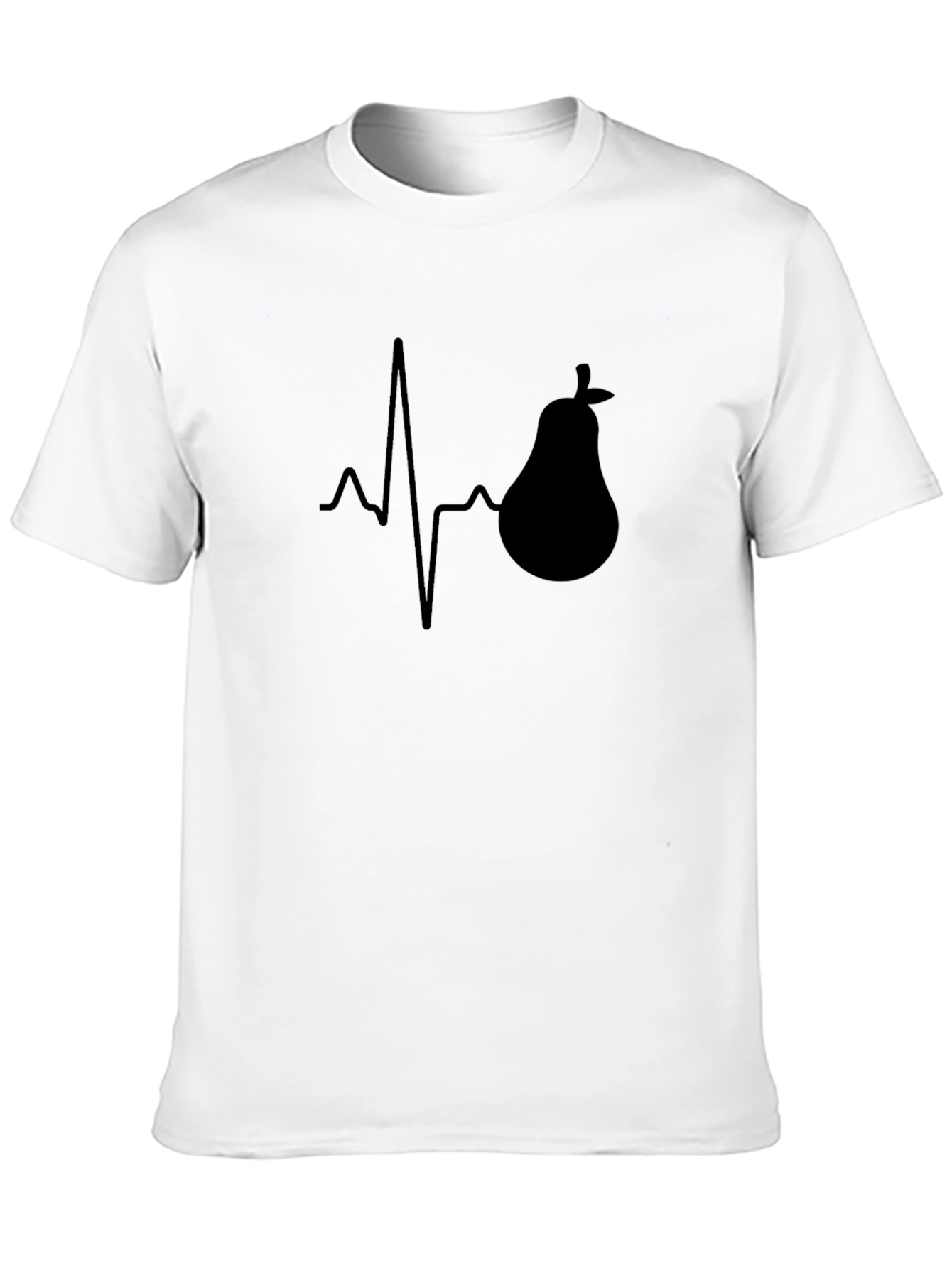 Pear Heartbeat T-Shirt - Fruit Lover Tee