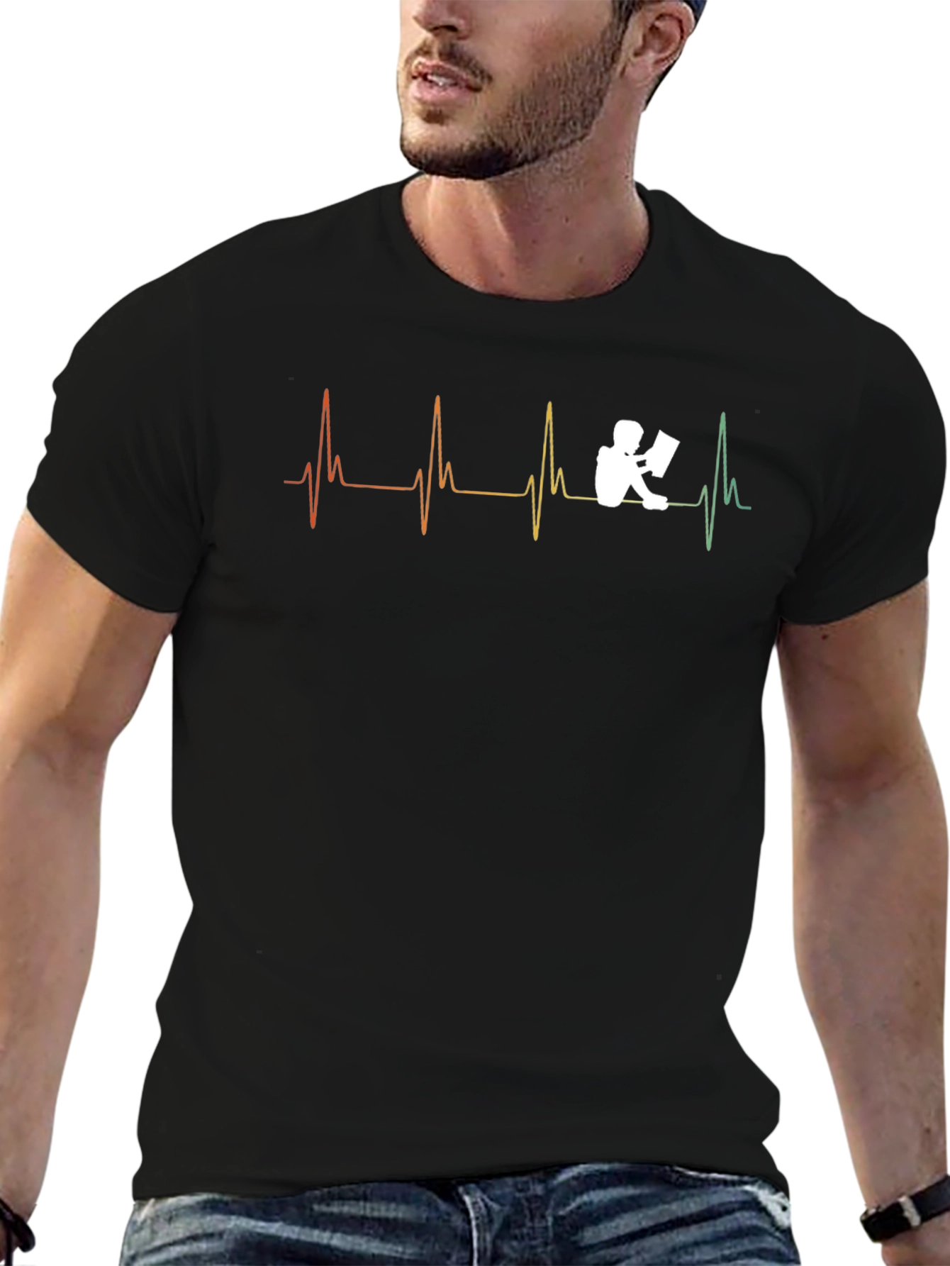 Readers Pulse T-Shirt - Black