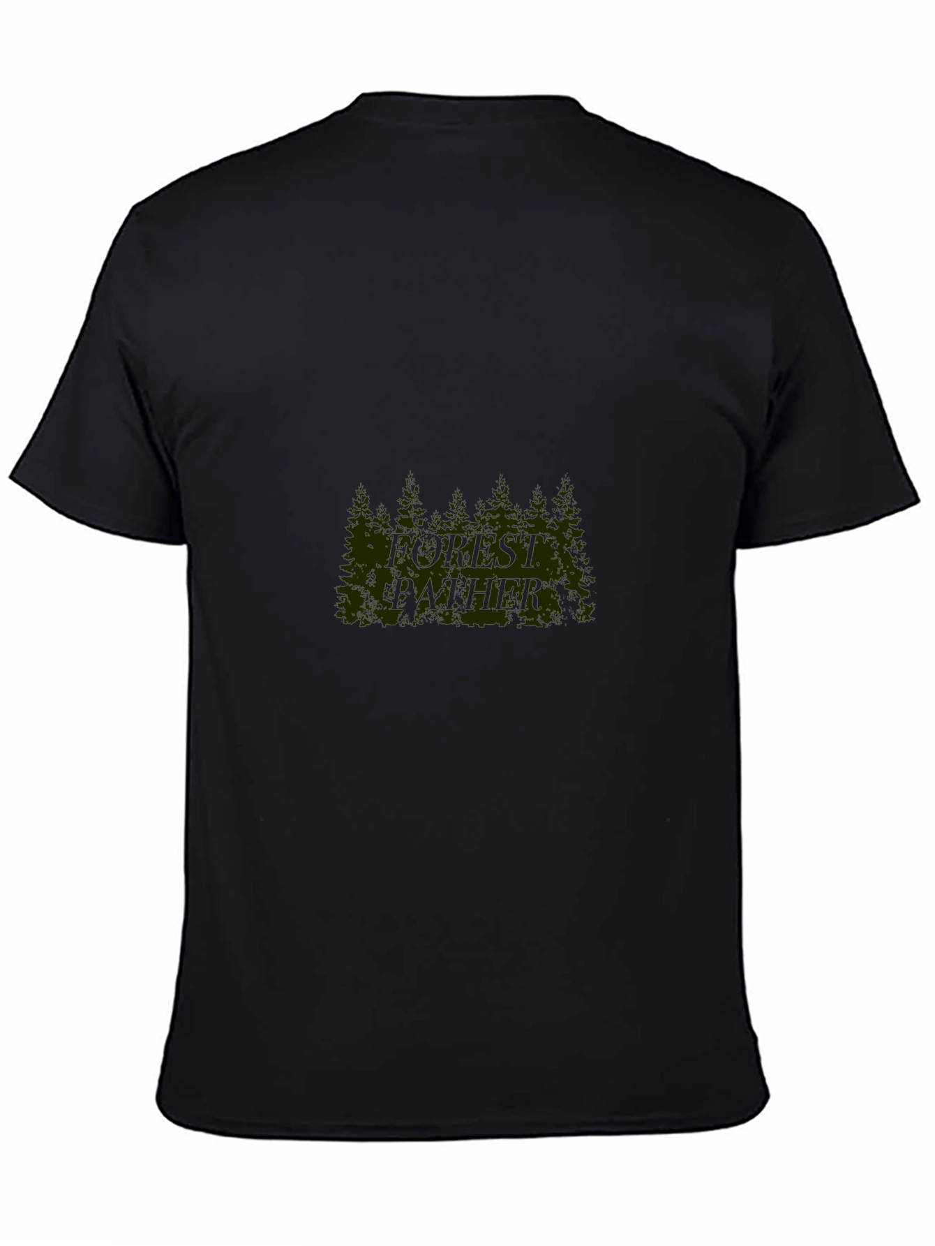 Forest Weather Graphic Black Tee