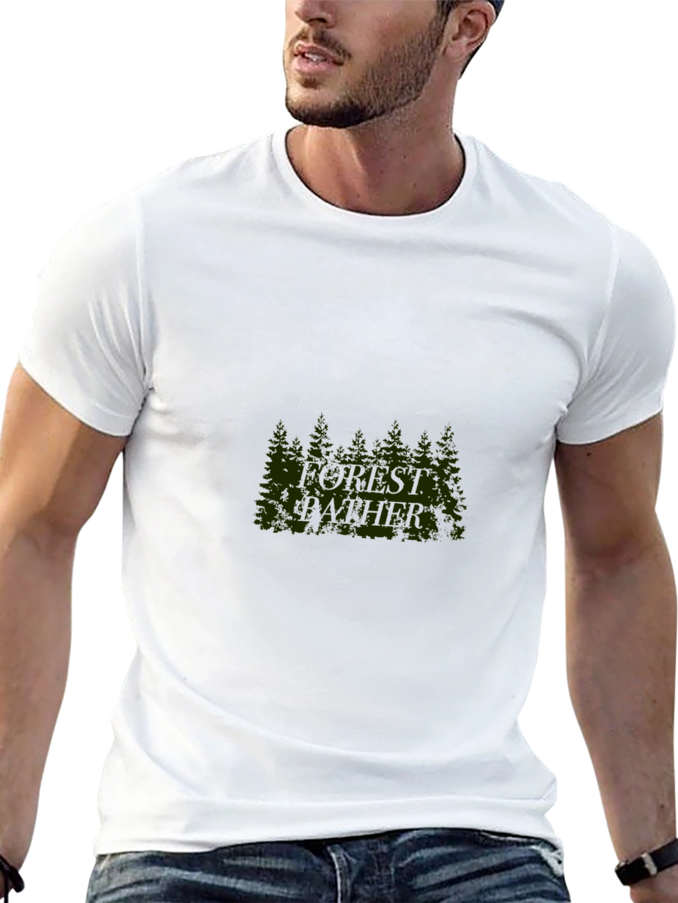 Forest Weather Graphic Black Tee
