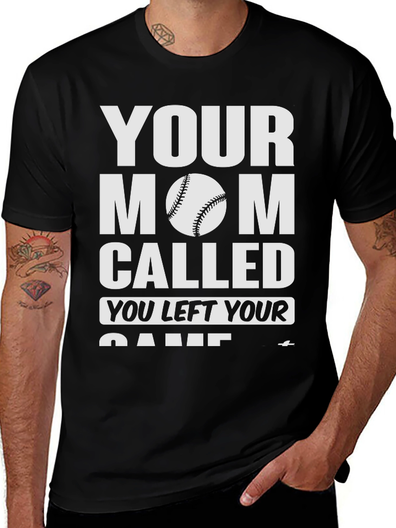 Your Mom Called Baseball T-Shirt