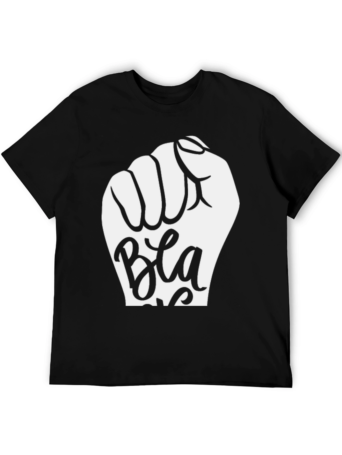 Black Power Fist T-Shirt - Bold Graphic Tee