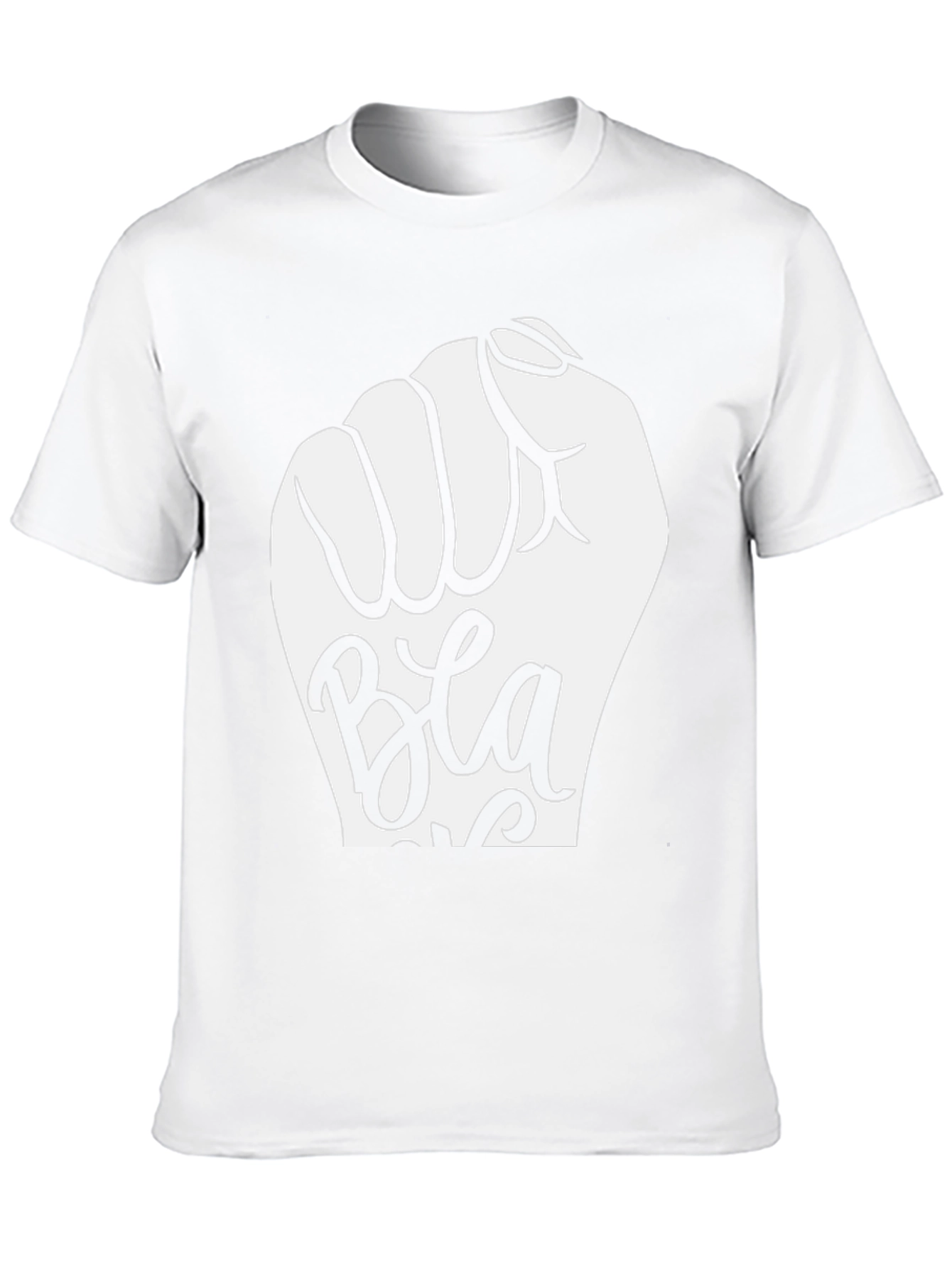 Black Power Fist T-Shirt - Bold Graphic Tee
