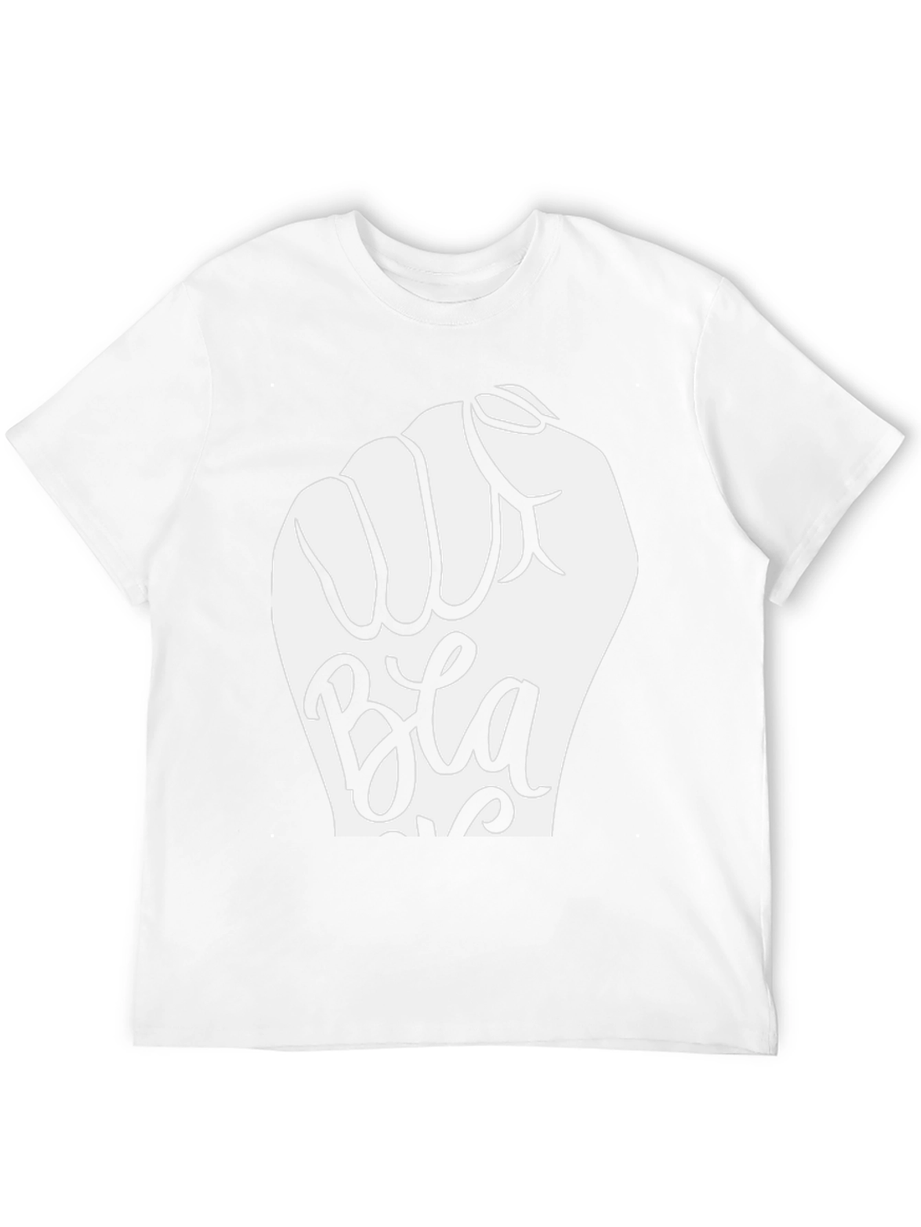 Black Power Fist T-Shirt - Bold Graphic Tee