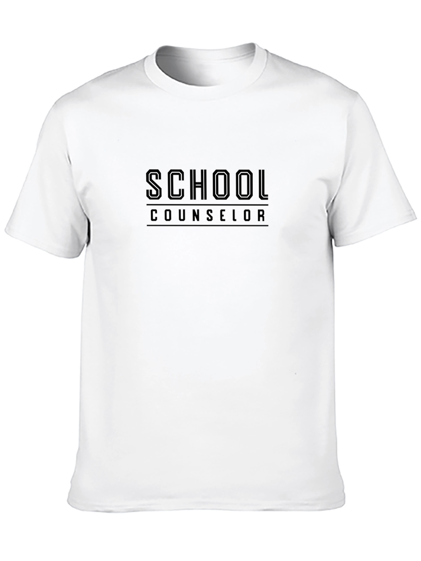 School Counselor T-Shirt - Black Tee