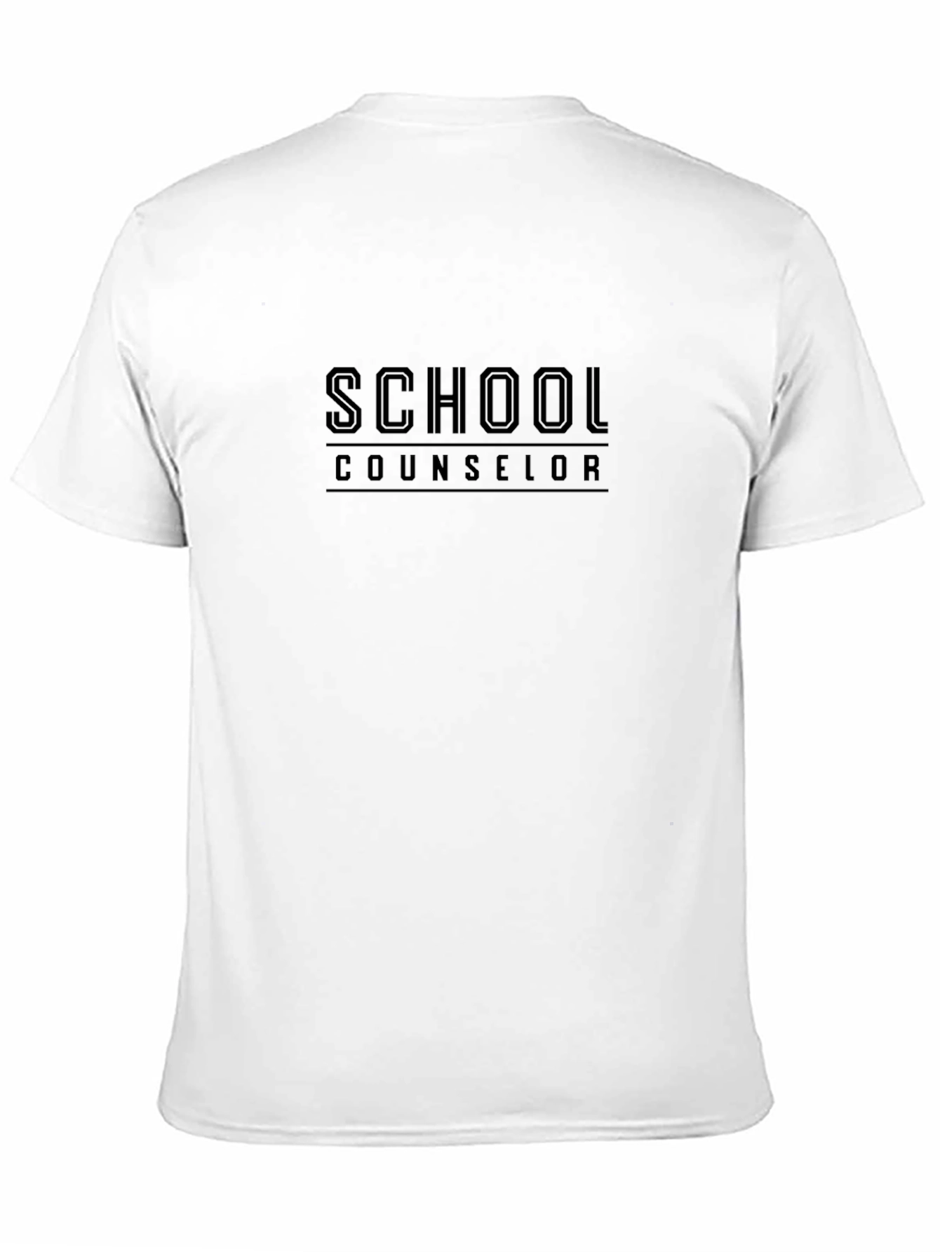 School Counselor T-Shirt - Black Tee