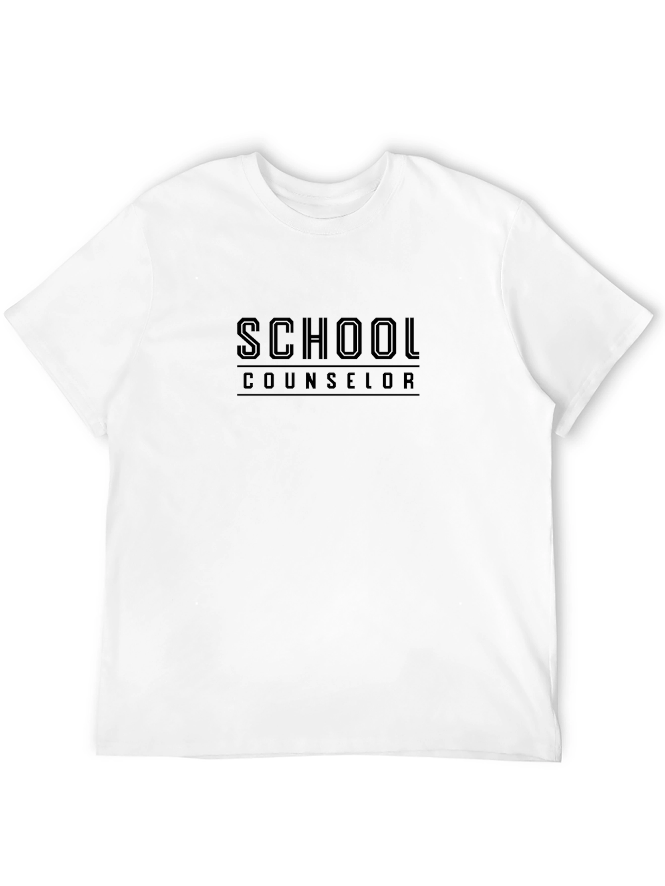 School Counselor T-Shirt - Black Tee