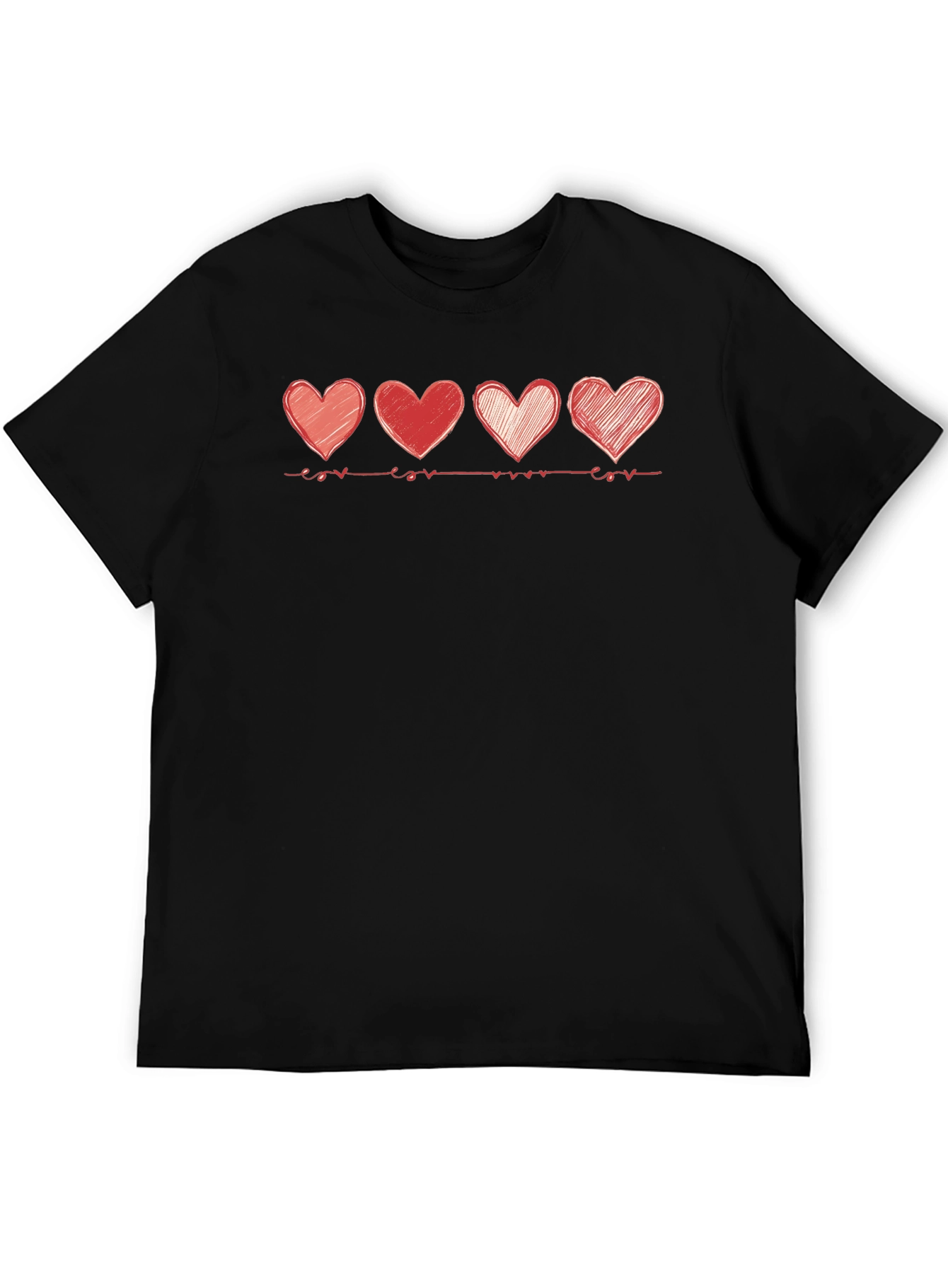Heartbeat Love T-Shirt - Stylish Graphic Tee