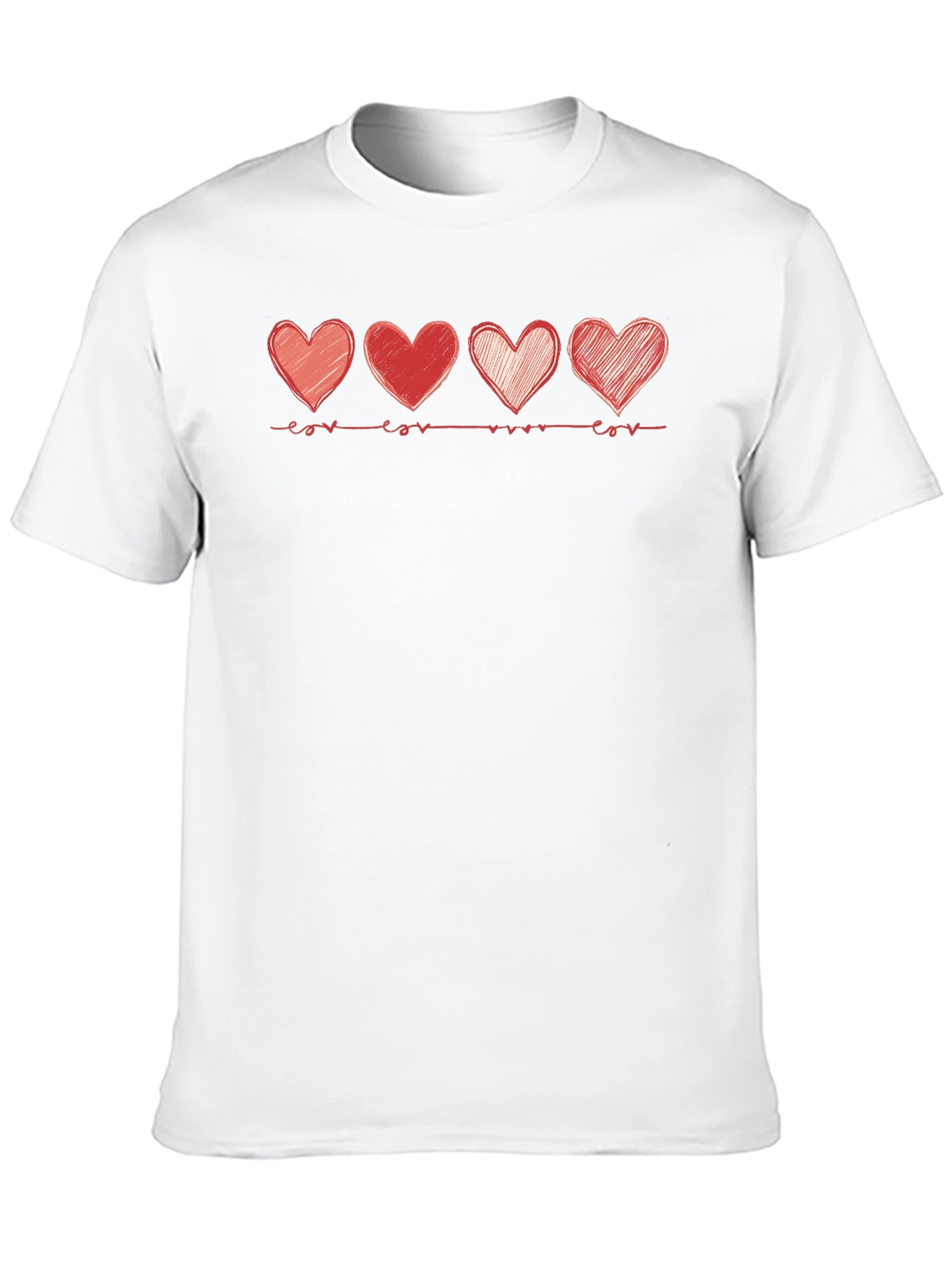 Heartbeat Love T-Shirt - Stylish Graphic Tee