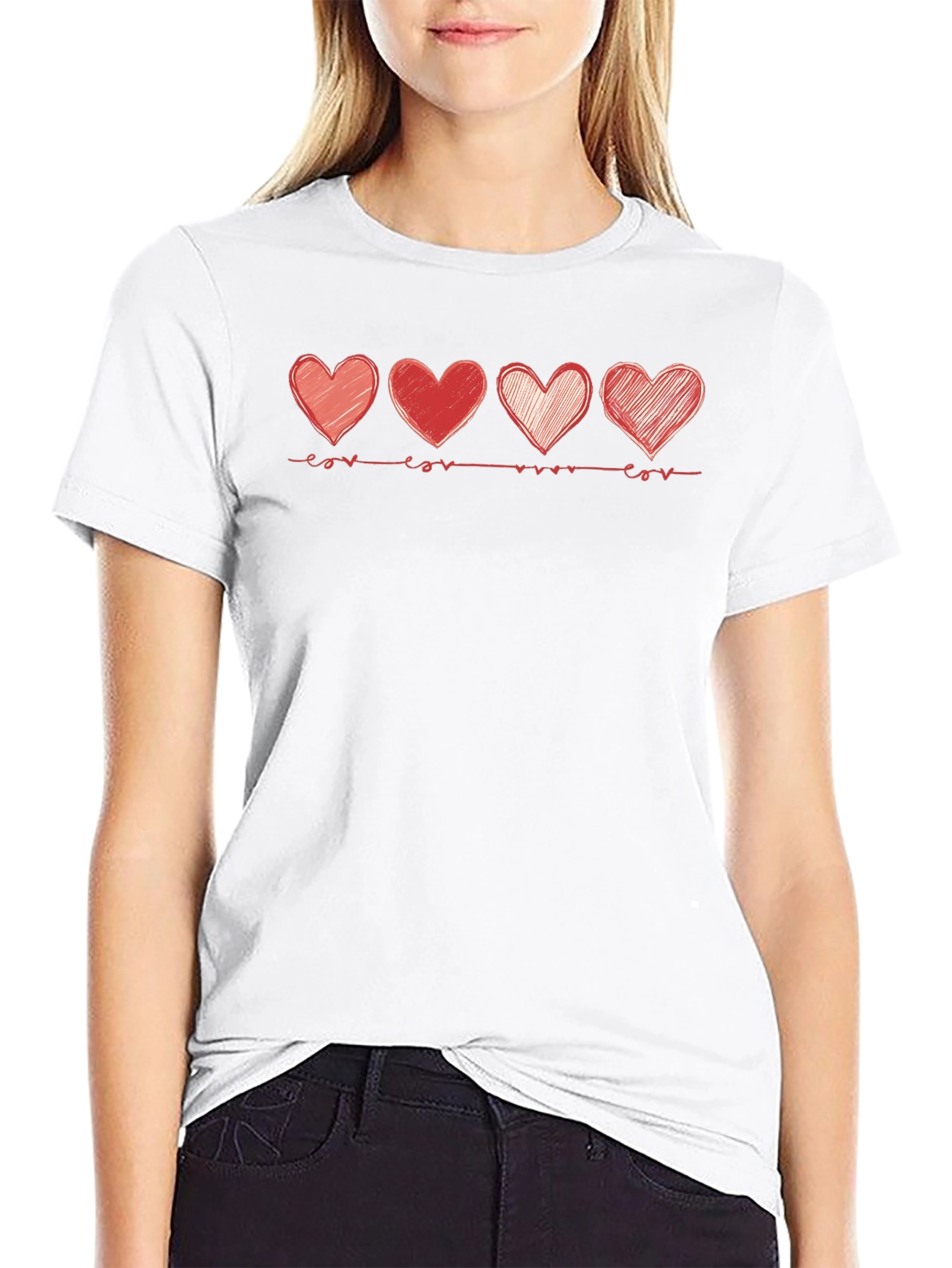 Heartbeat Love T-Shirt - Stylish Graphic Tee