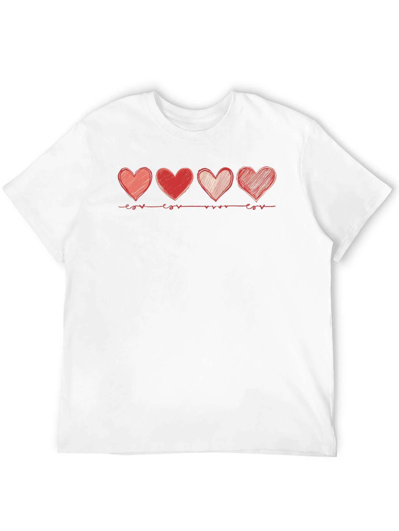 Heartbeat Love T-Shirt - Stylish Graphic Tee