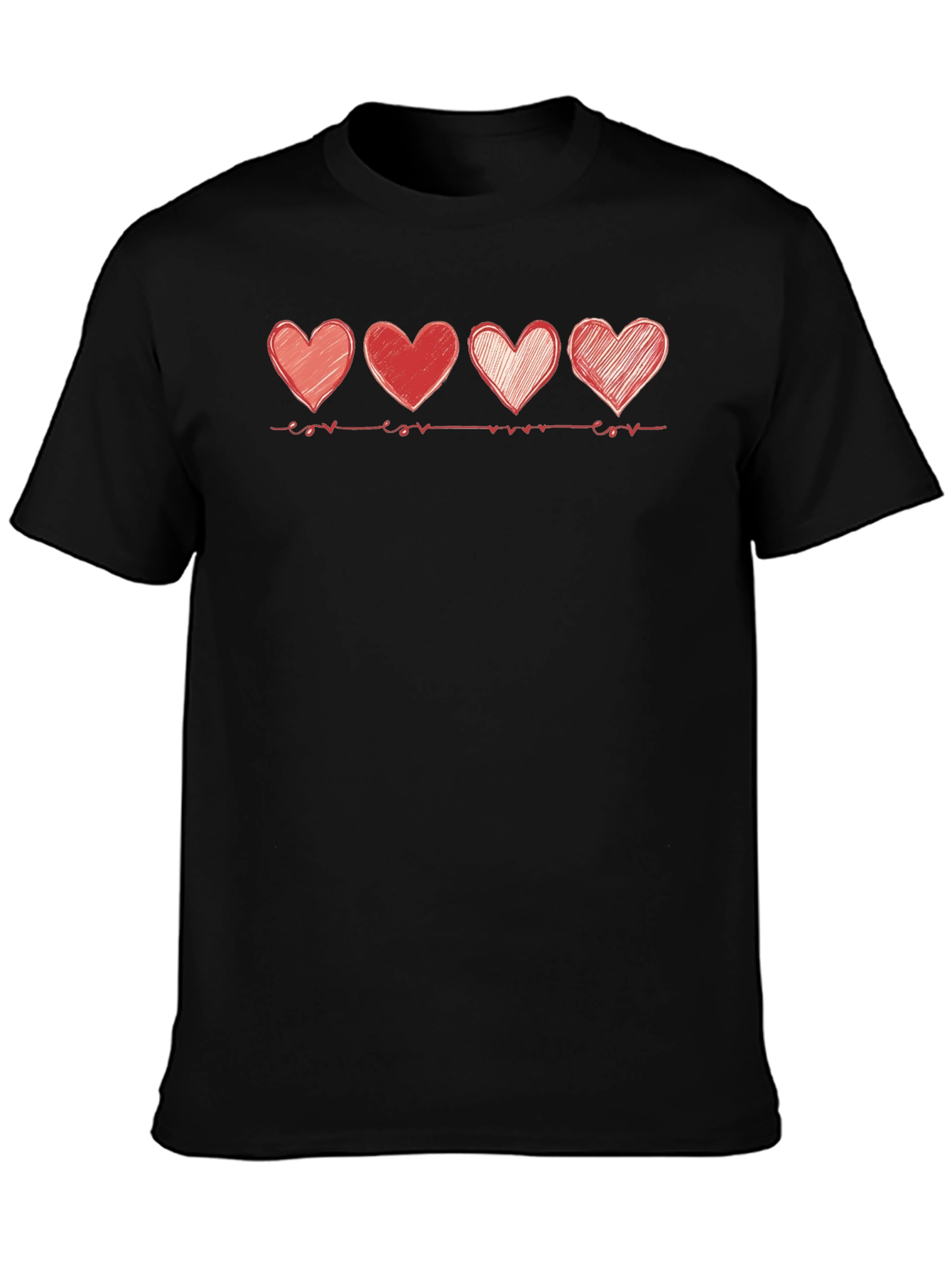 Heartbeat Love T-Shirt - Stylish Graphic Tee