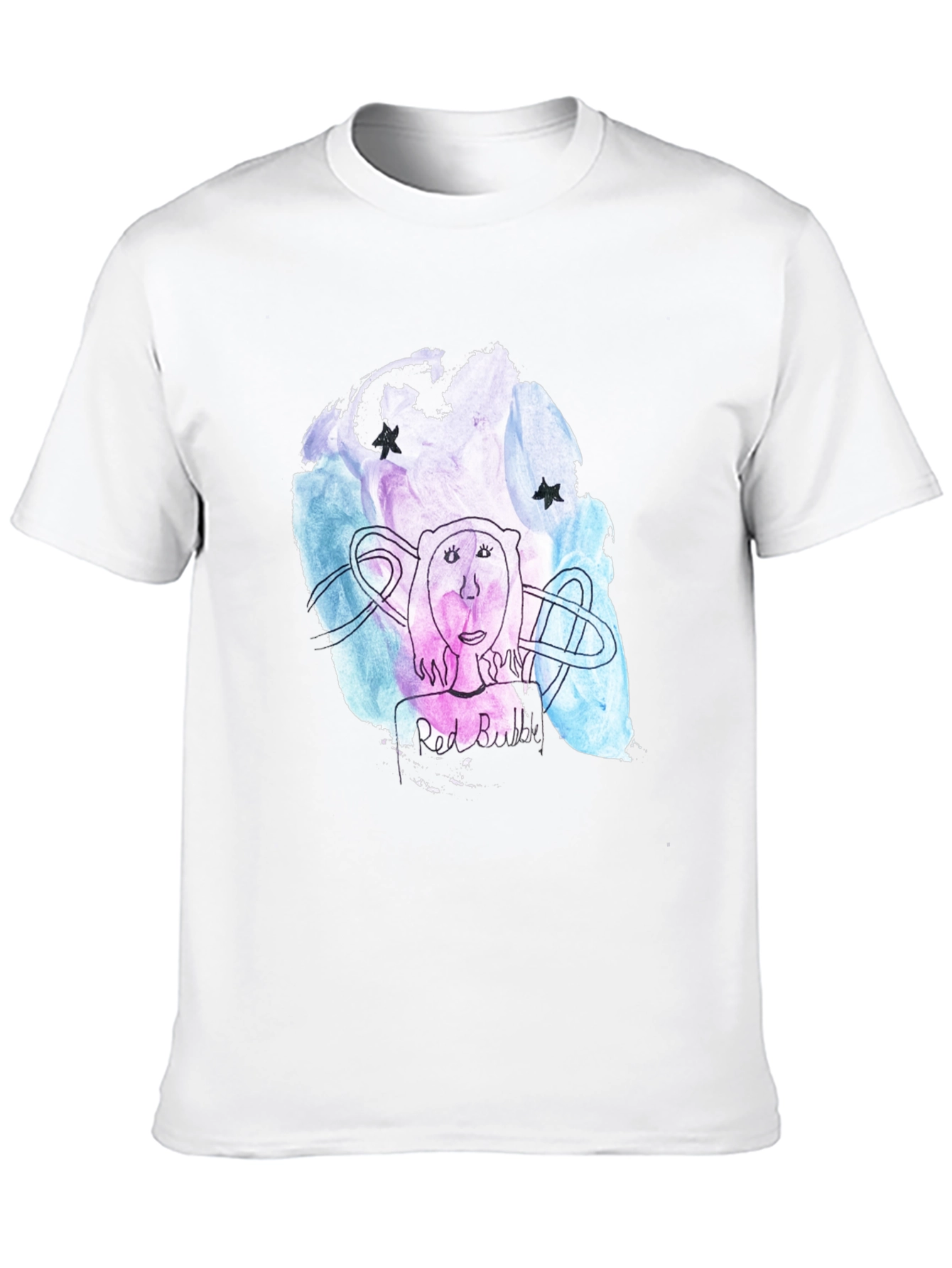 Abstract Art Graphic Black T-Shirt