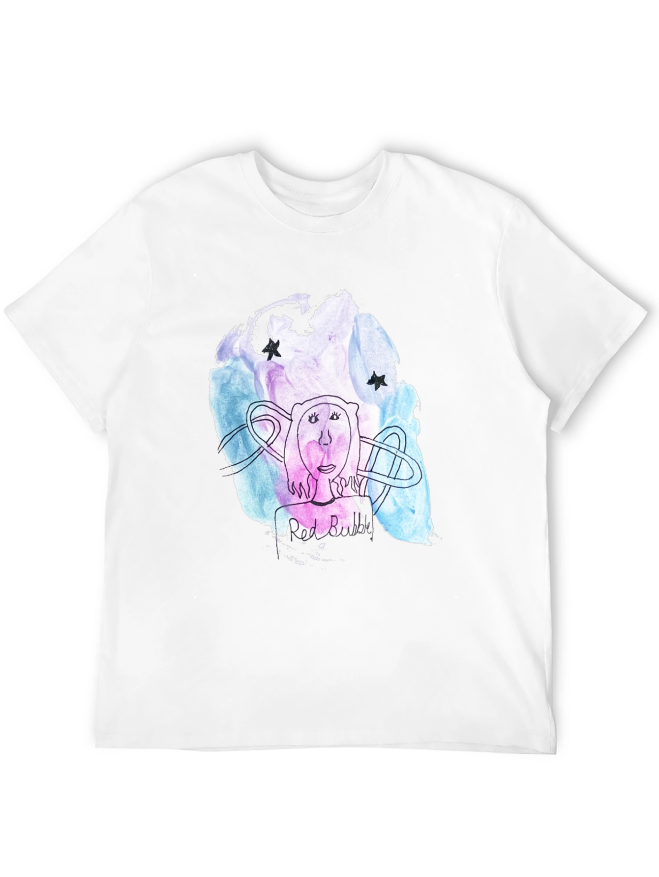 Abstract Art Graphic Black T-Shirt