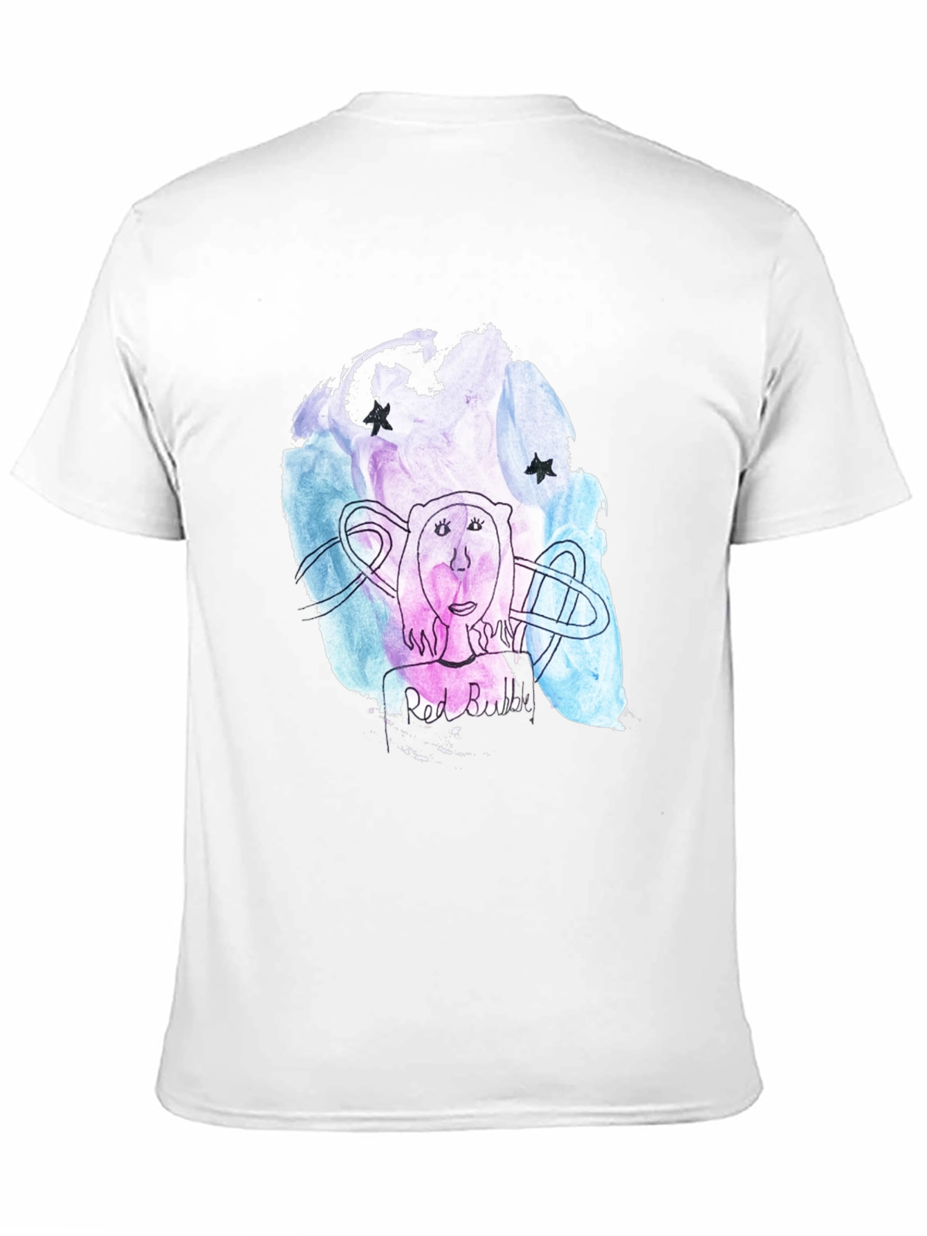 Abstract Art Graphic Black T-Shirt