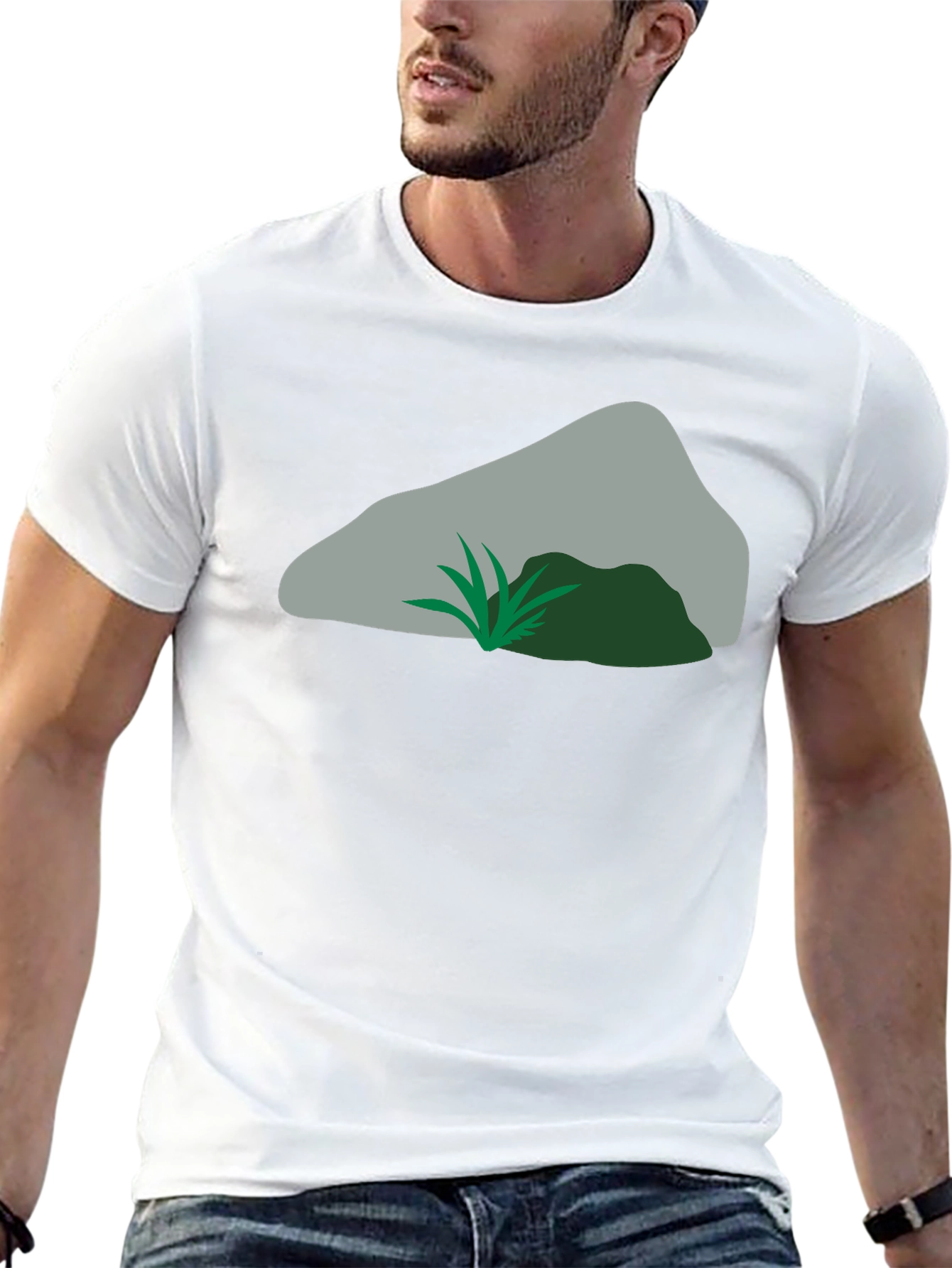 Nature Rock Graphic Tee - Cool Casual Style