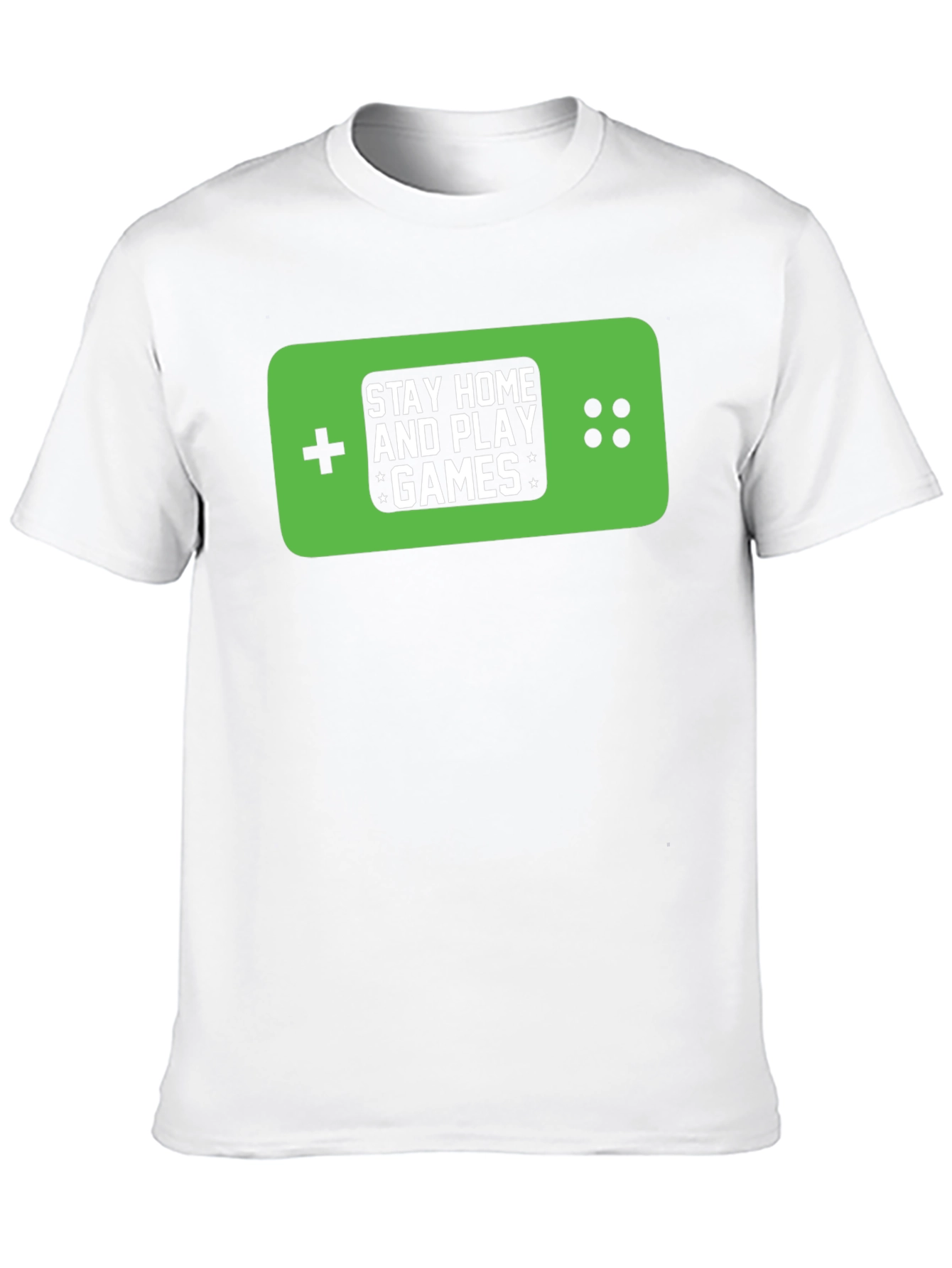 Stay Home & Play Games T-Shirt - Gamer Tee