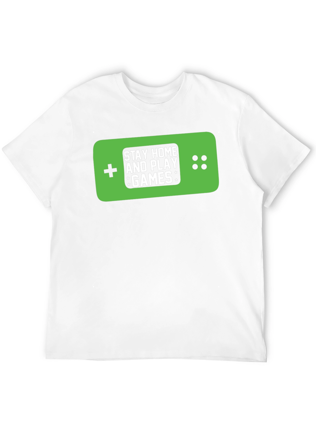 Stay Home & Play Games T-Shirt - Gamer Tee
