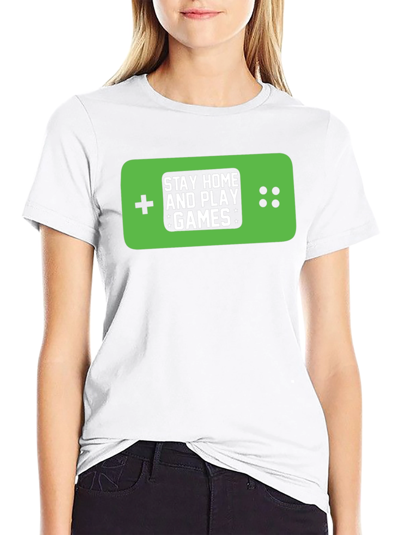 Stay Home & Play Games T-Shirt - Gamer Tee