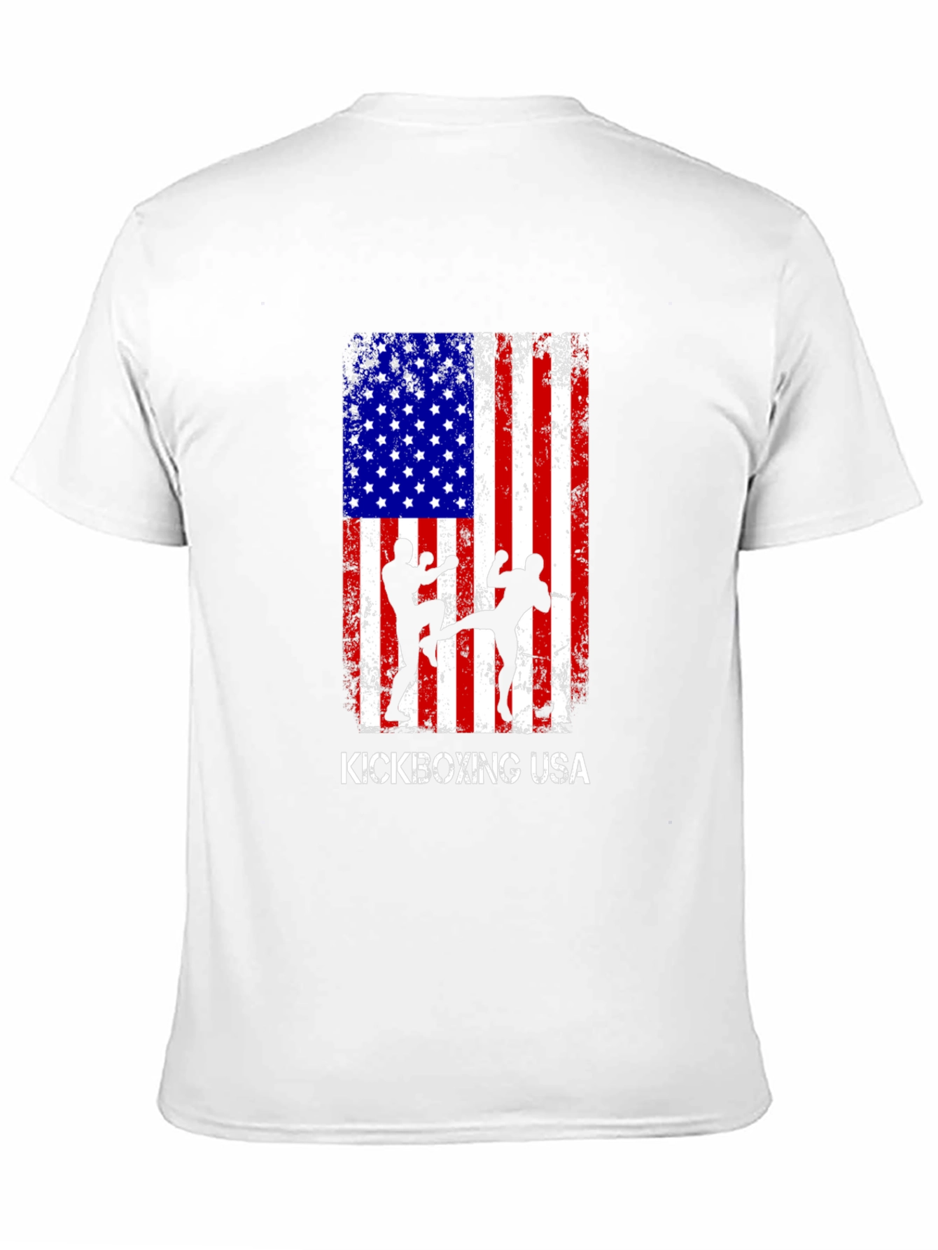 Kickboxing USA Flag Graphic T-Shirt