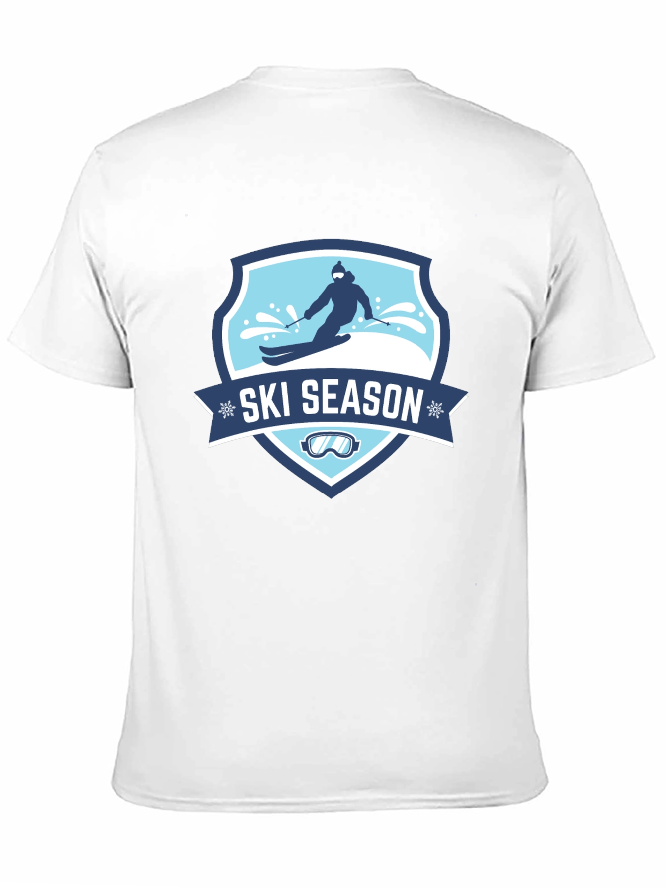 Ski Season Black T-Shirt