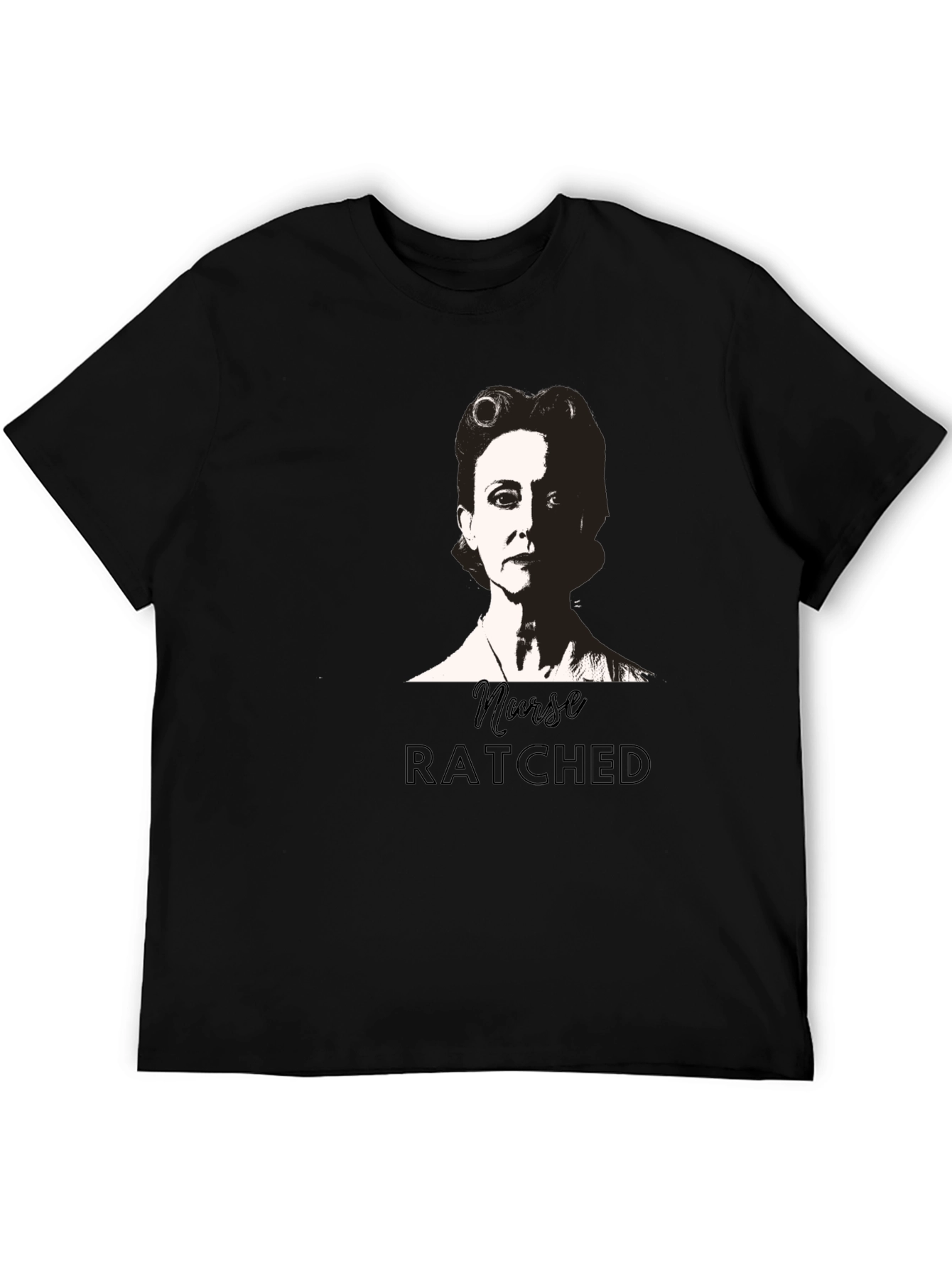 Nurse Ratched Black Graphic Tee