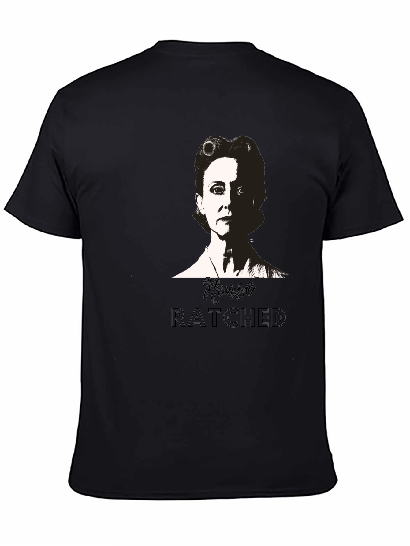 Nurse Ratched Black Graphic Tee