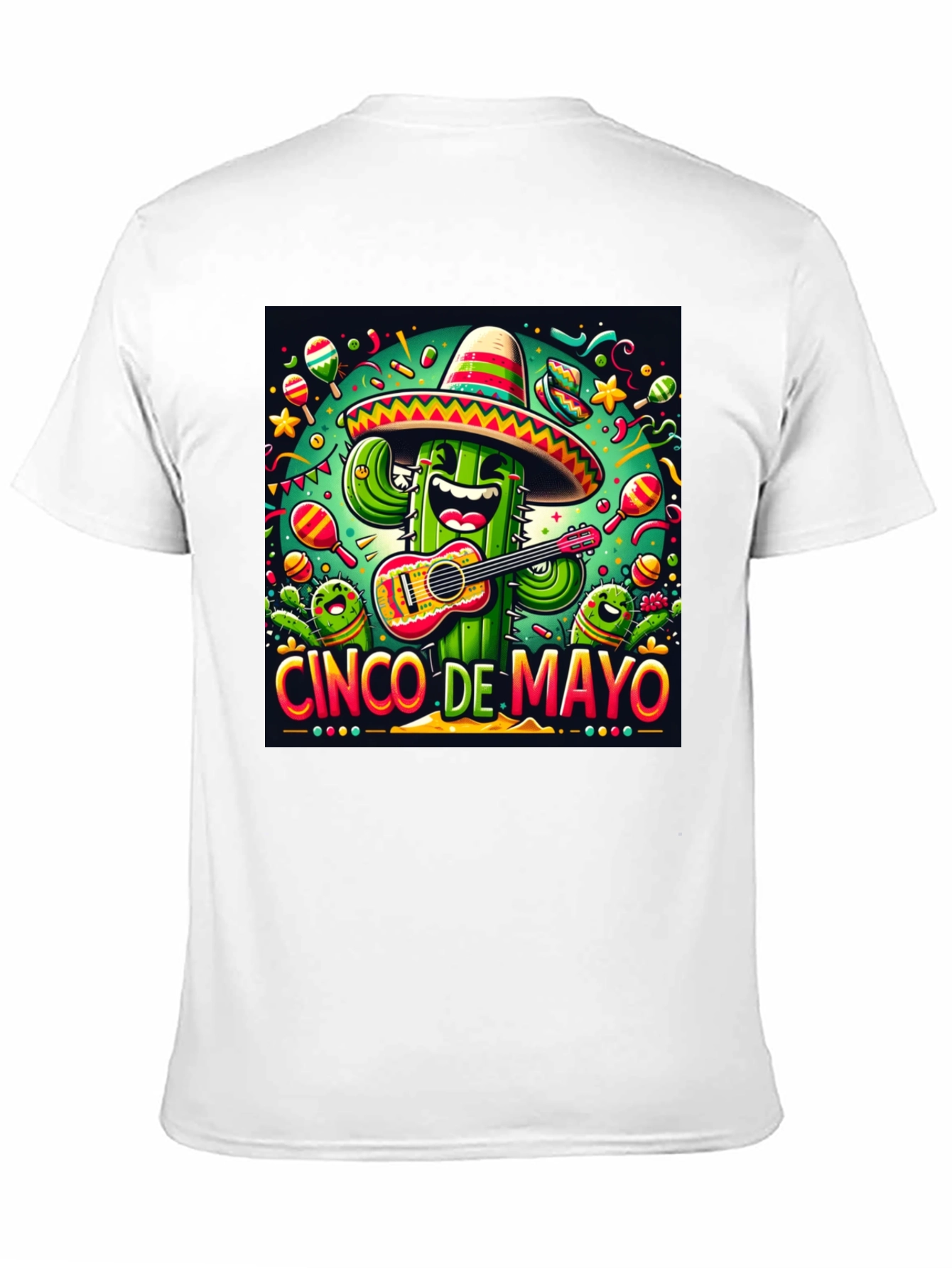 Cinco de Mayo Cactus Graphic Tee