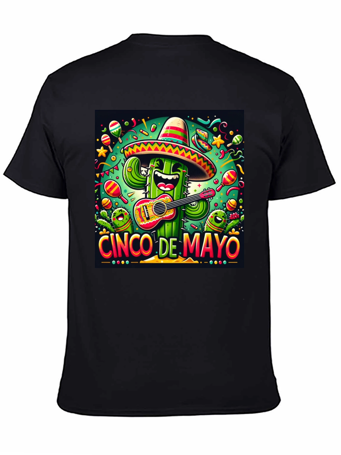Cinco de Mayo Cactus Graphic Tee