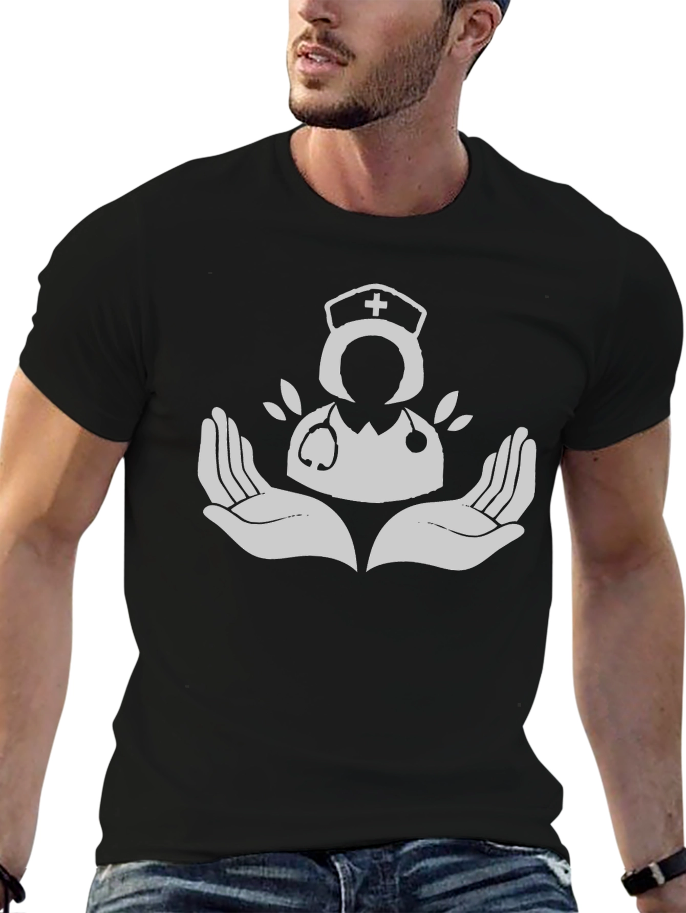 Nurse Graphic T-Shirt - Comfort & Care Design