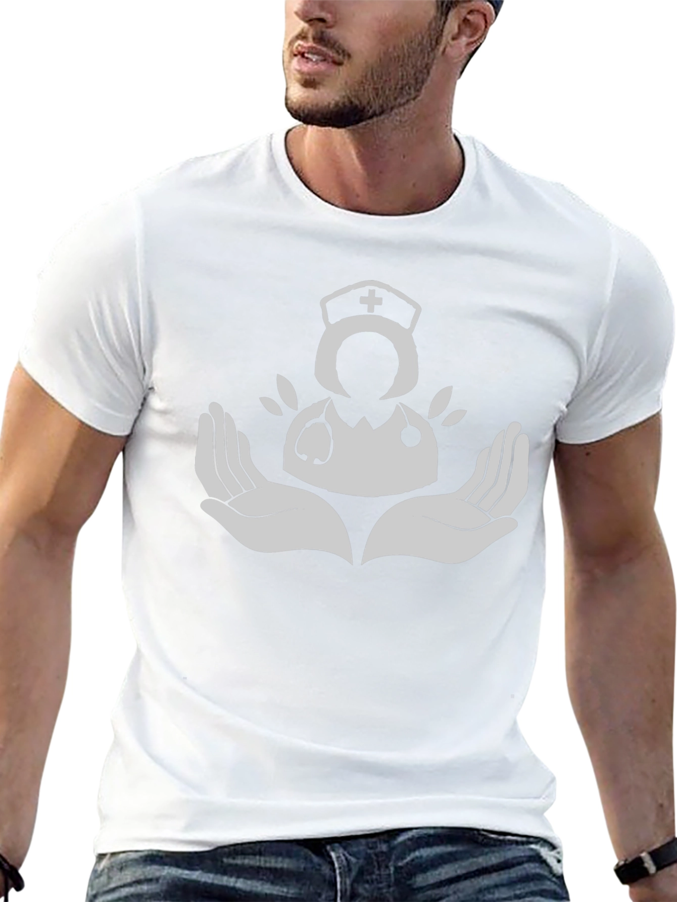 Nurse Graphic T-Shirt - Comfort & Care Design