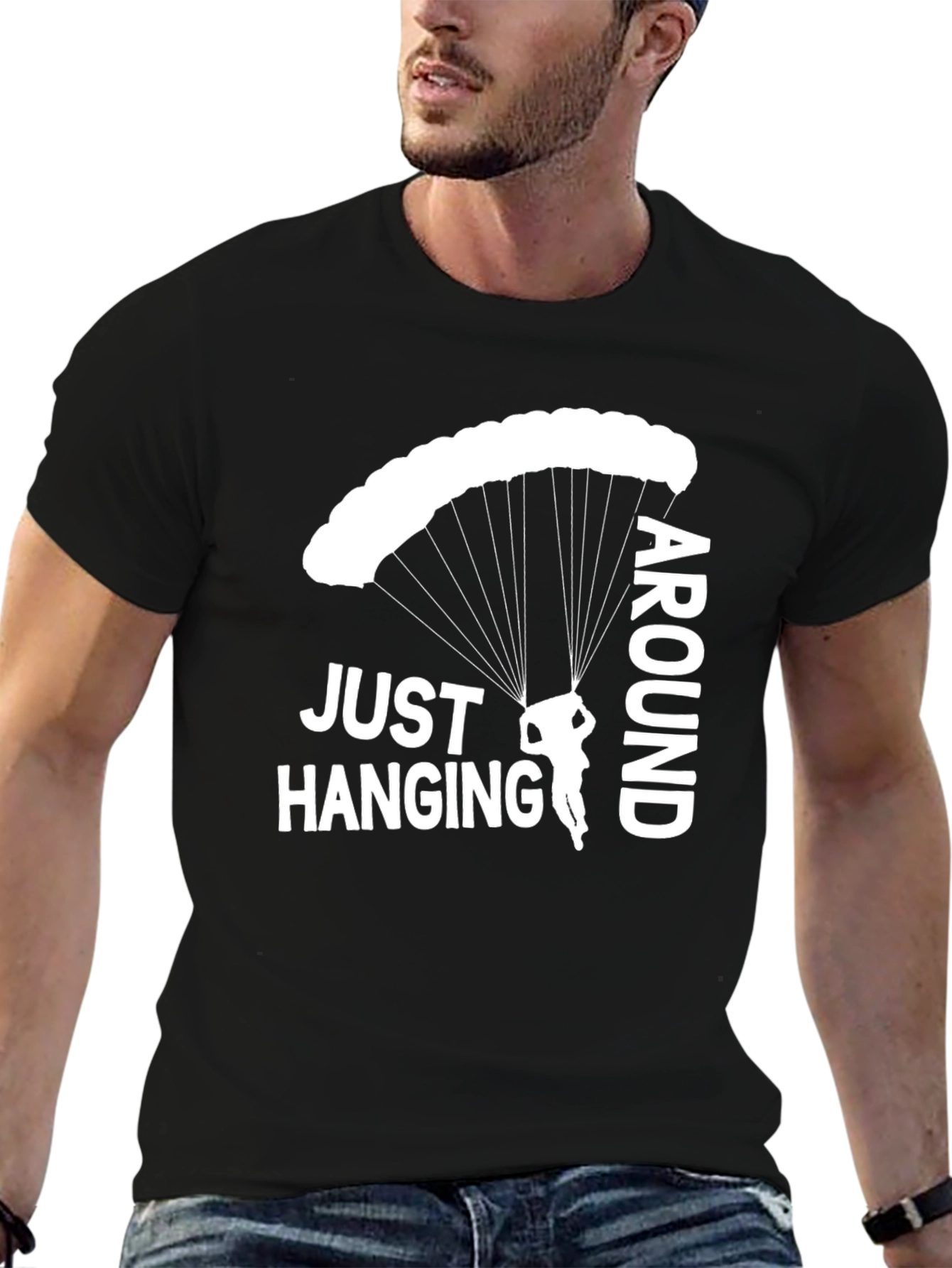Just Hanging Around Parachute T-Shirt