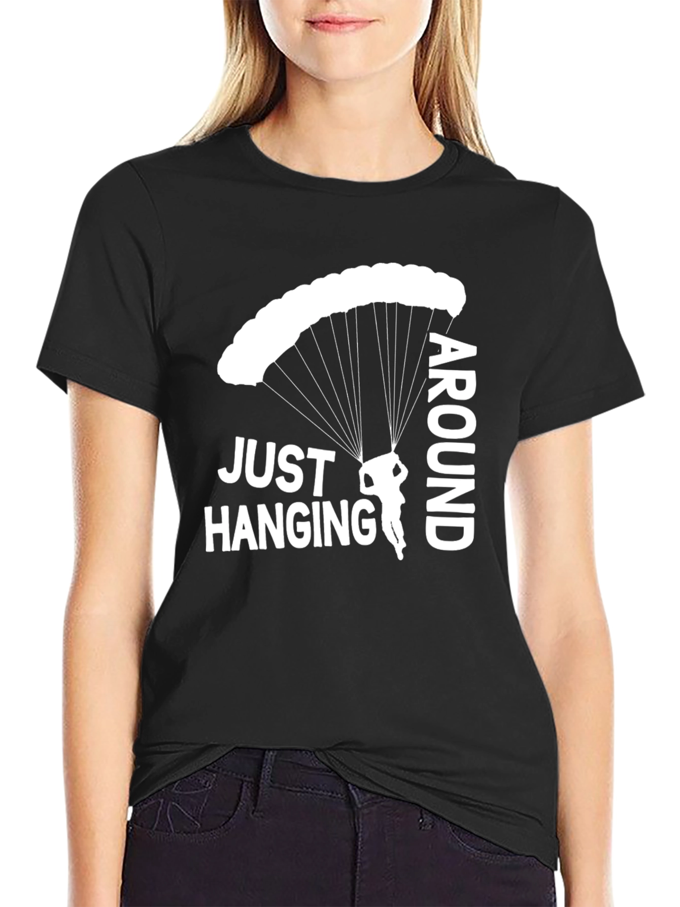 Just Hanging Around Parachute T-Shirt