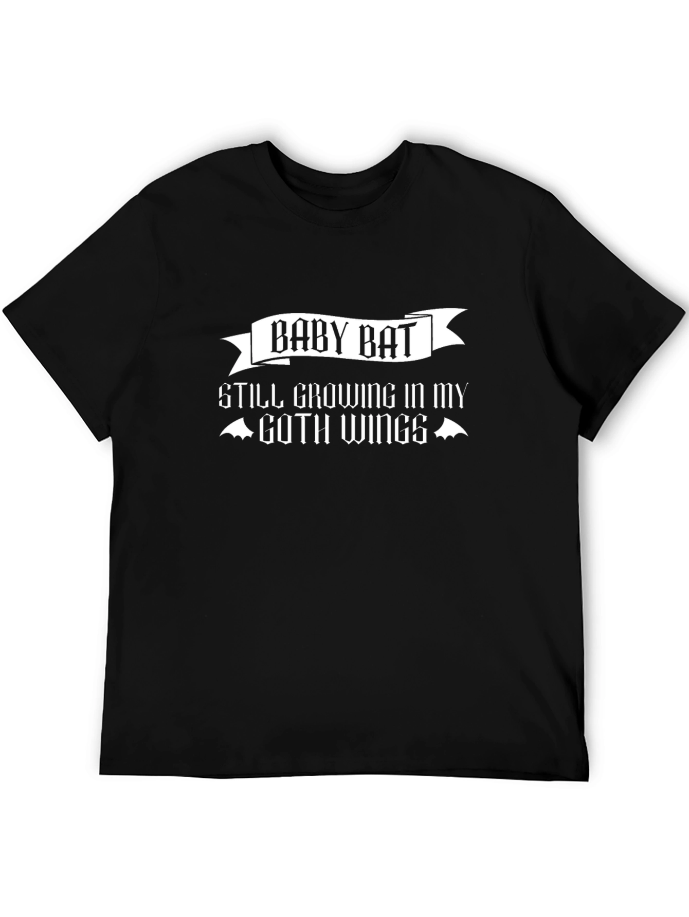 Baby Bat Goth Wings Graphic T-Shirt