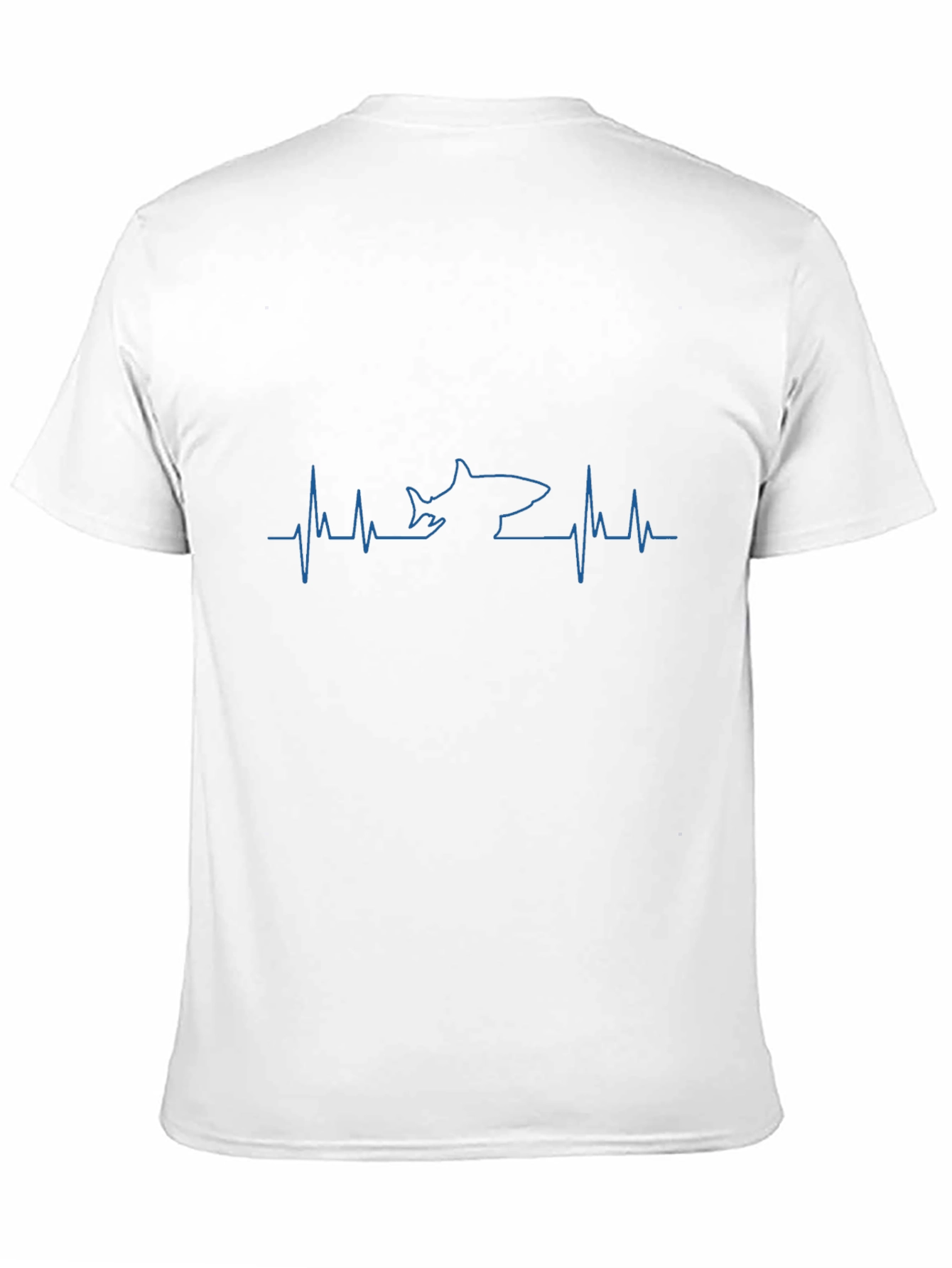 Shark Heartbeat T-Shirt - Black