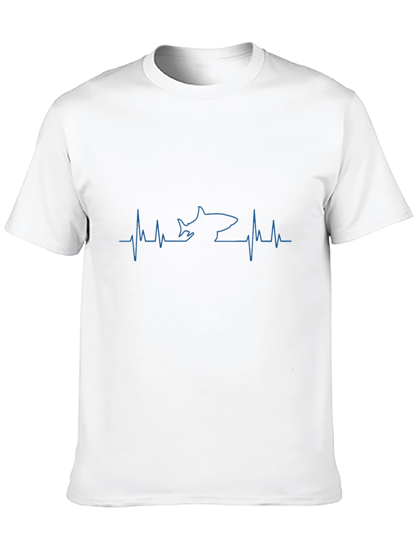 Shark Heartbeat T-Shirt - Black