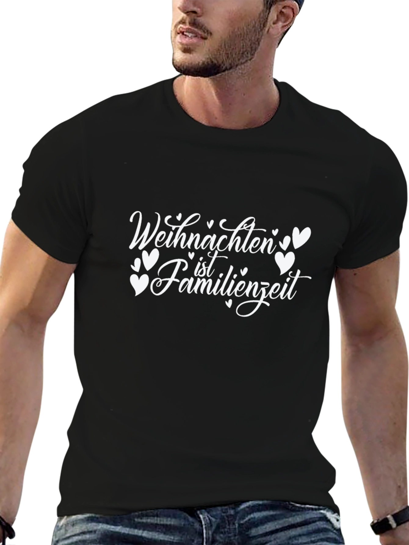 Weihnachten Familienzeit Christmas Family Time Graphic Tee
